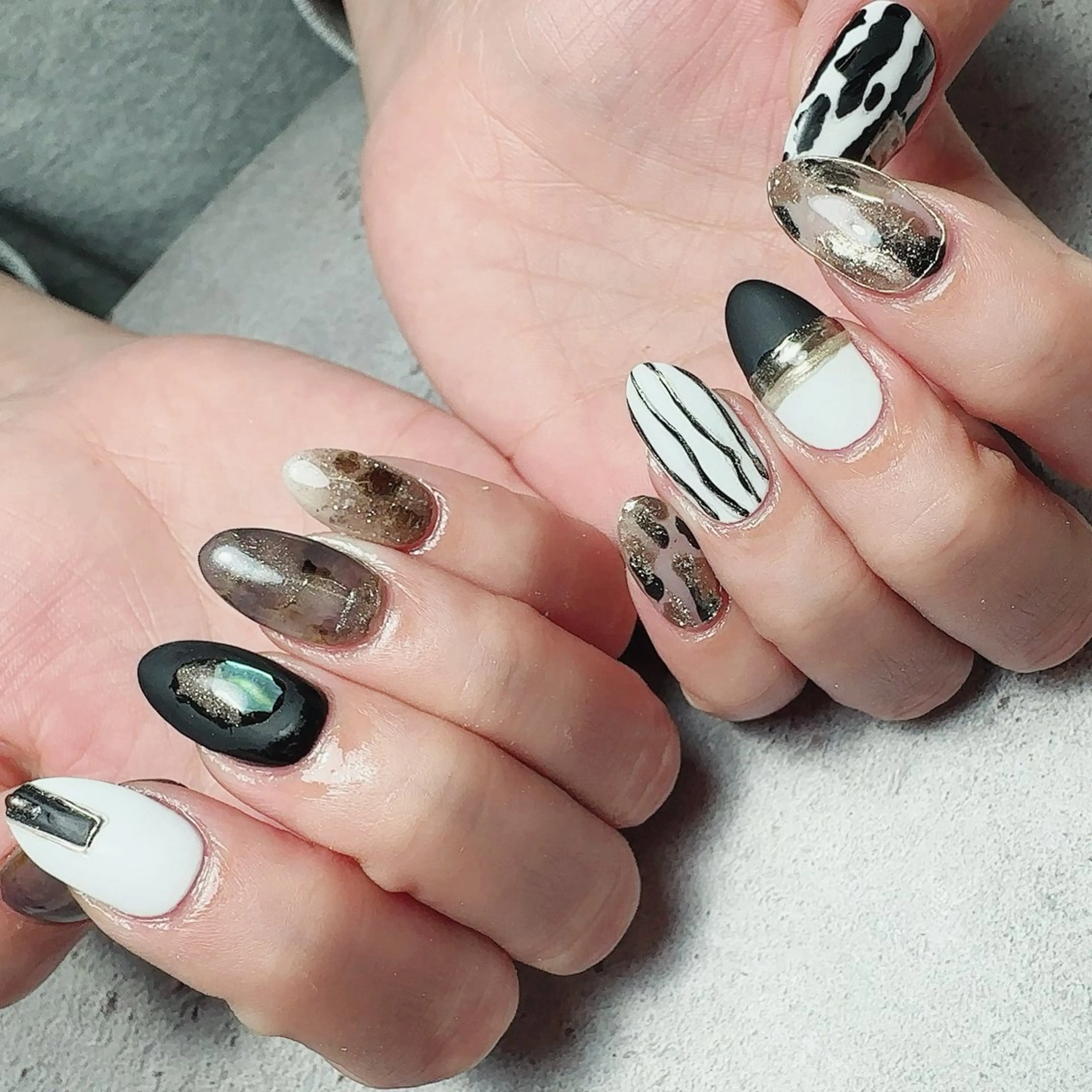 ネイル アートネイル ハート マグネットネイル 持ち込み ニュアンスネイル ハンドネイル nail salon    Mimiy..所属・Nailsalon Mimiy..♡のネイルデザイン
