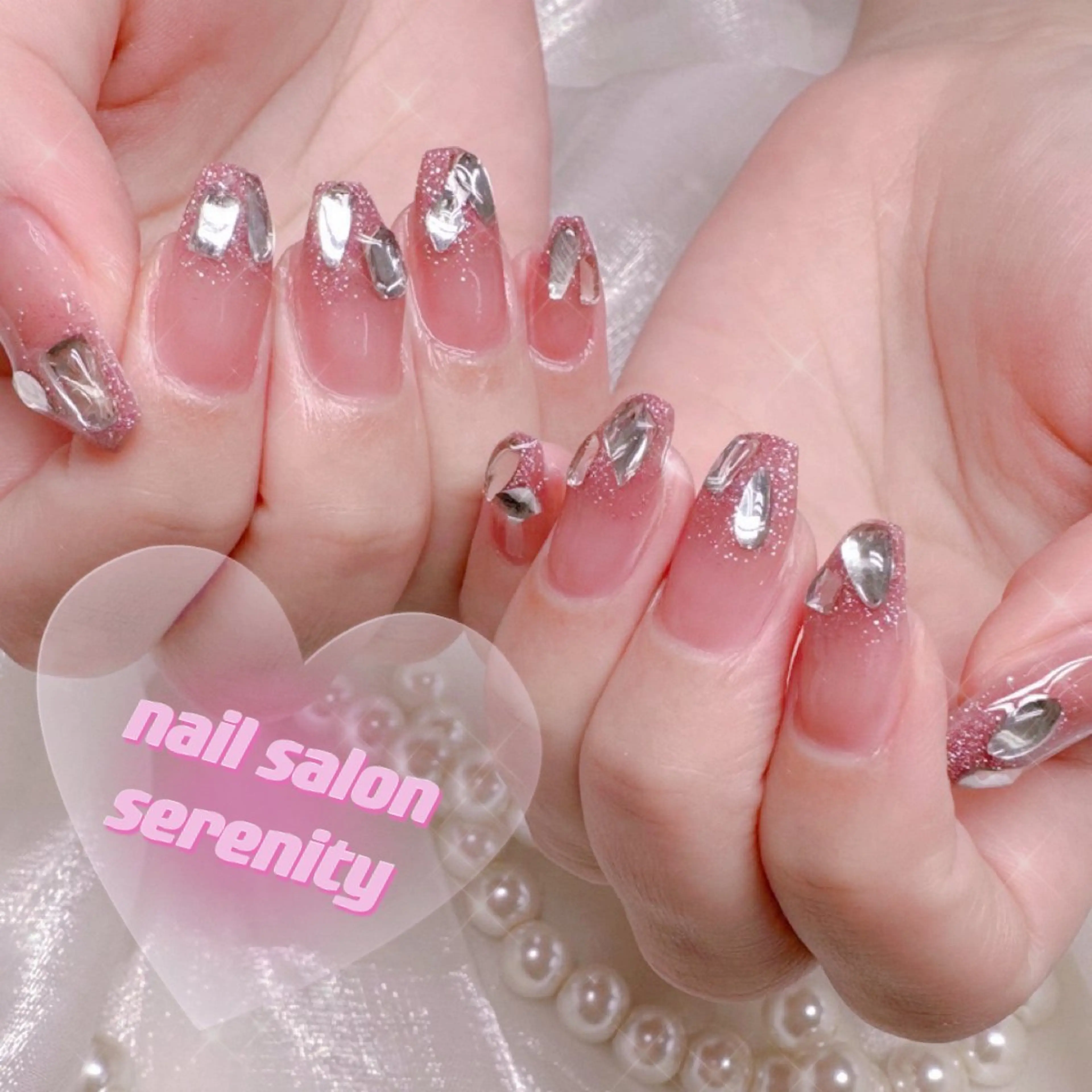 ネイル ✨Serenity ワンホンネイルのネイルデザイン