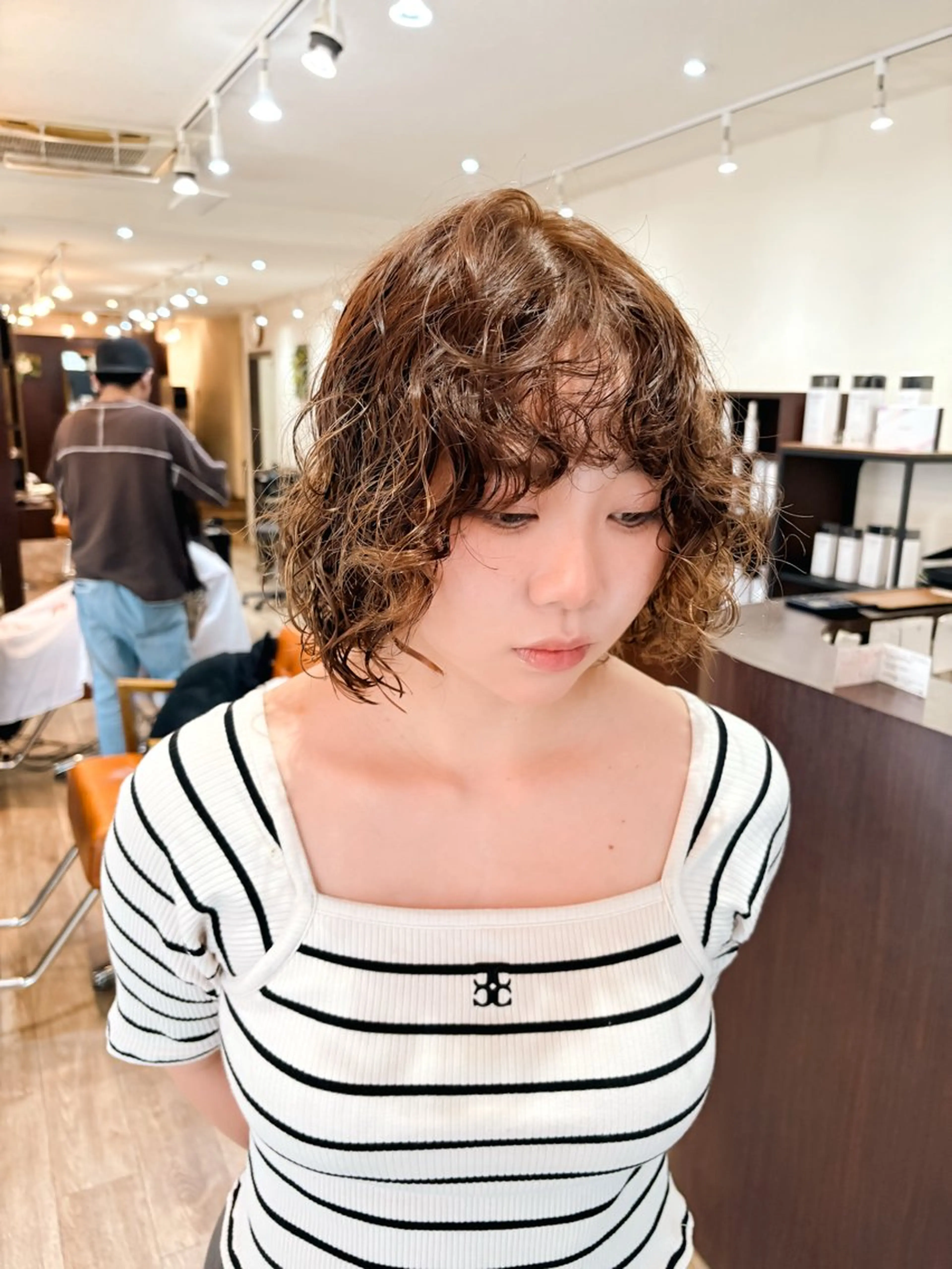ショート パーマ カット パーマ トリートメント 【レイヤー/パーマ】 宮本　泰周のヘアスタイル