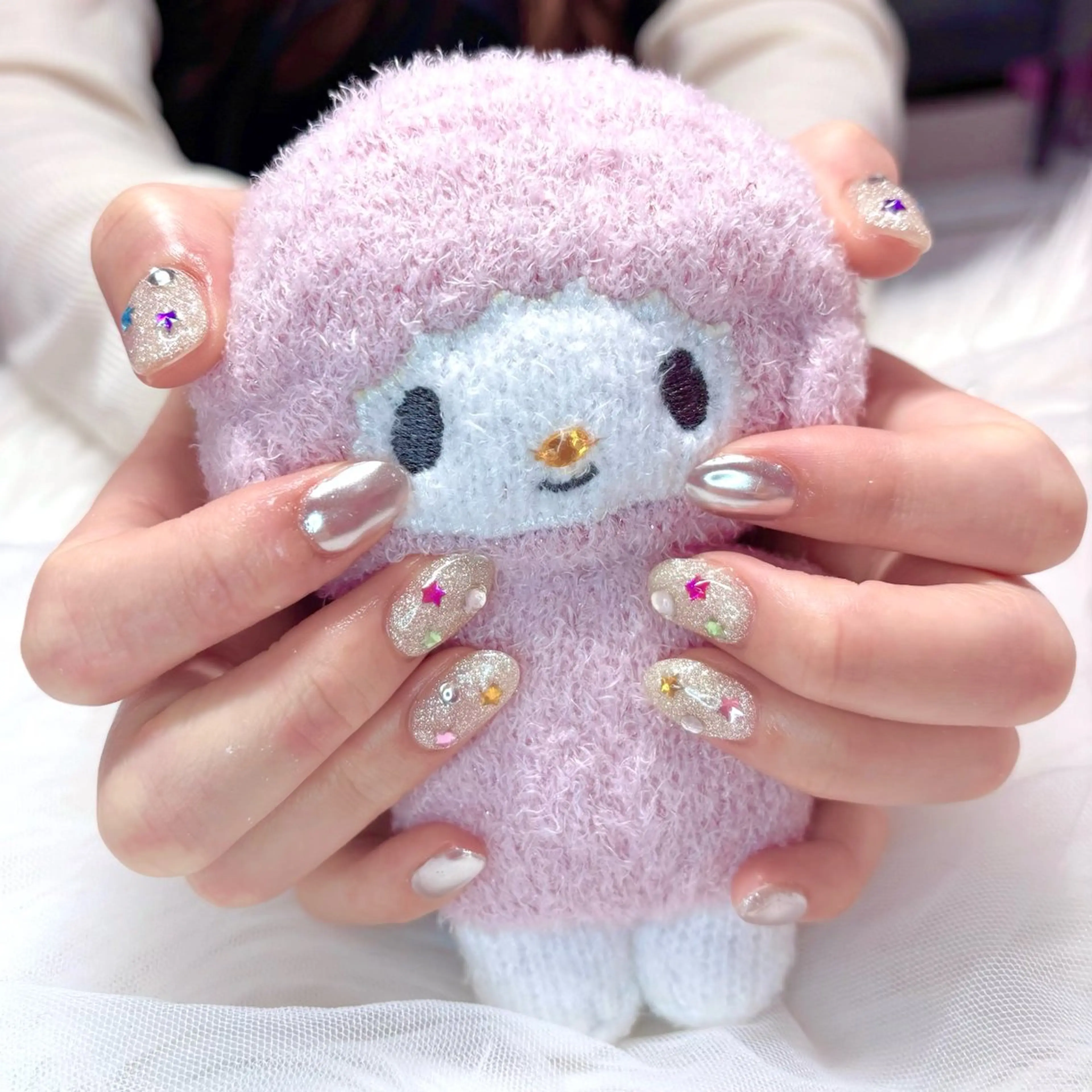 ネイル アートネイル キラキラネイル ハンドネイル Noix nailのネイルデザイン