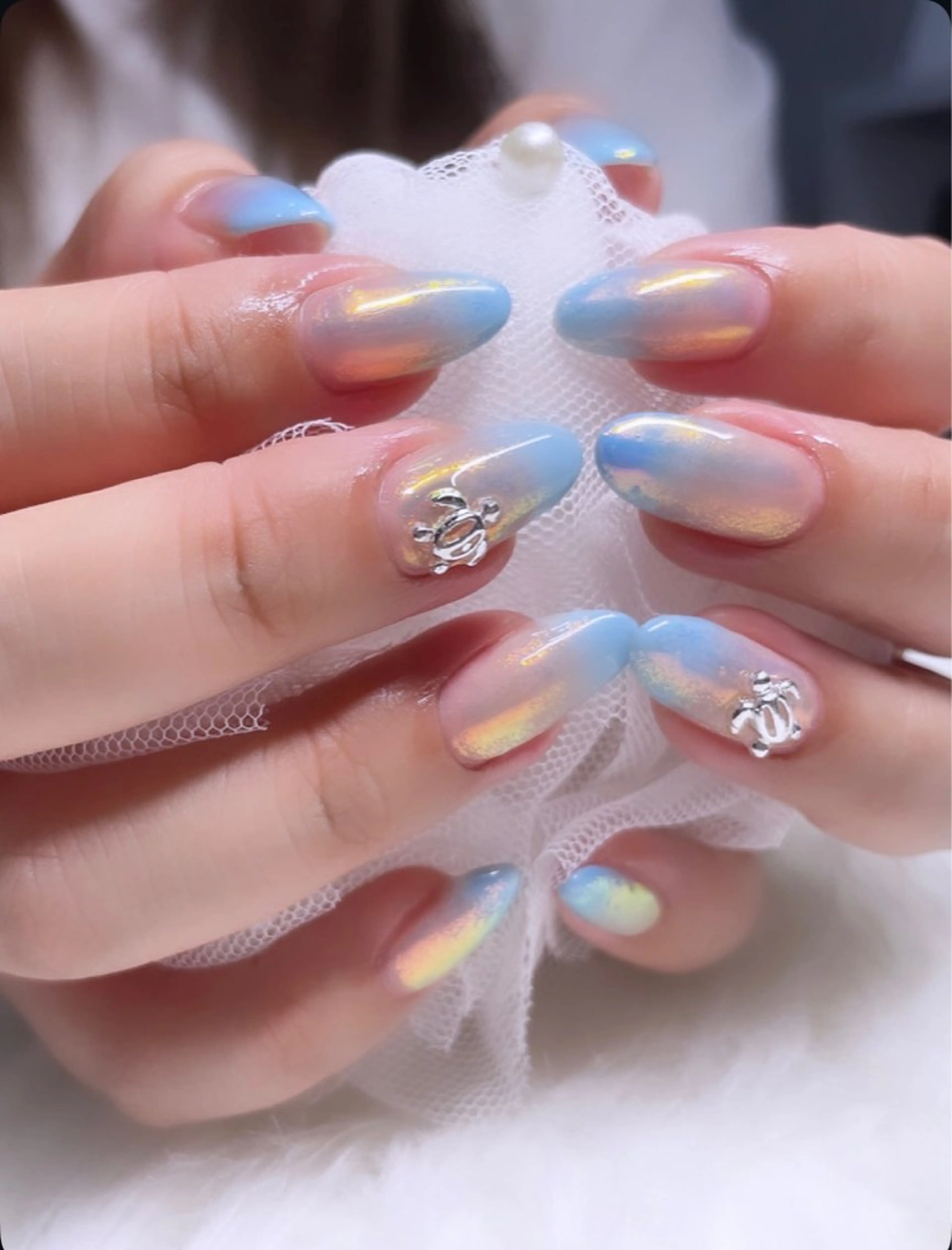 セミロング ハンドネイル salon  Liange所属・La maharo YUのネイルデザイン