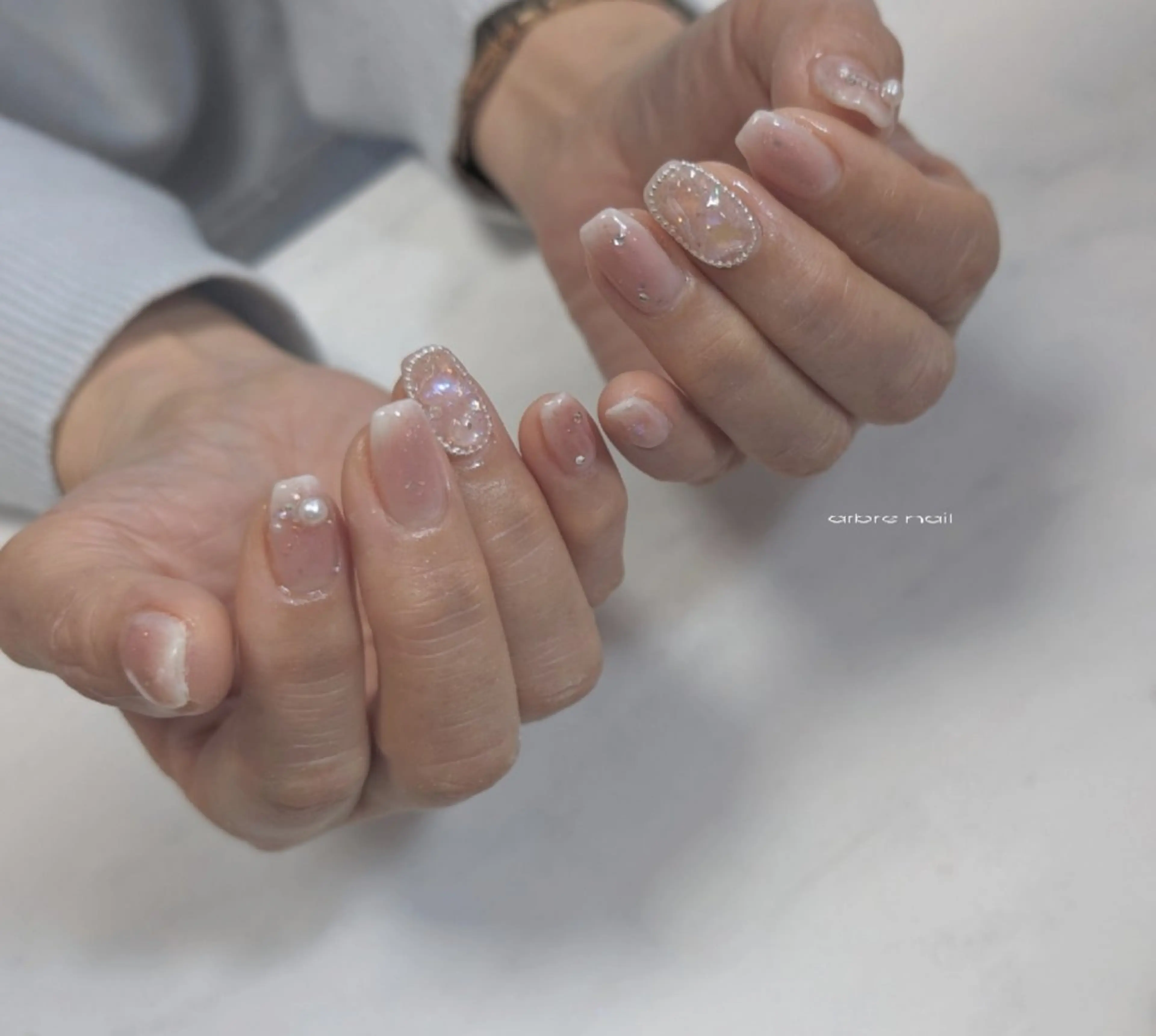 ネイル ハンドネイル *arbre nail*.アーブルネイル所属・✯.。 arbre nail 。✯.のネイルデザイン