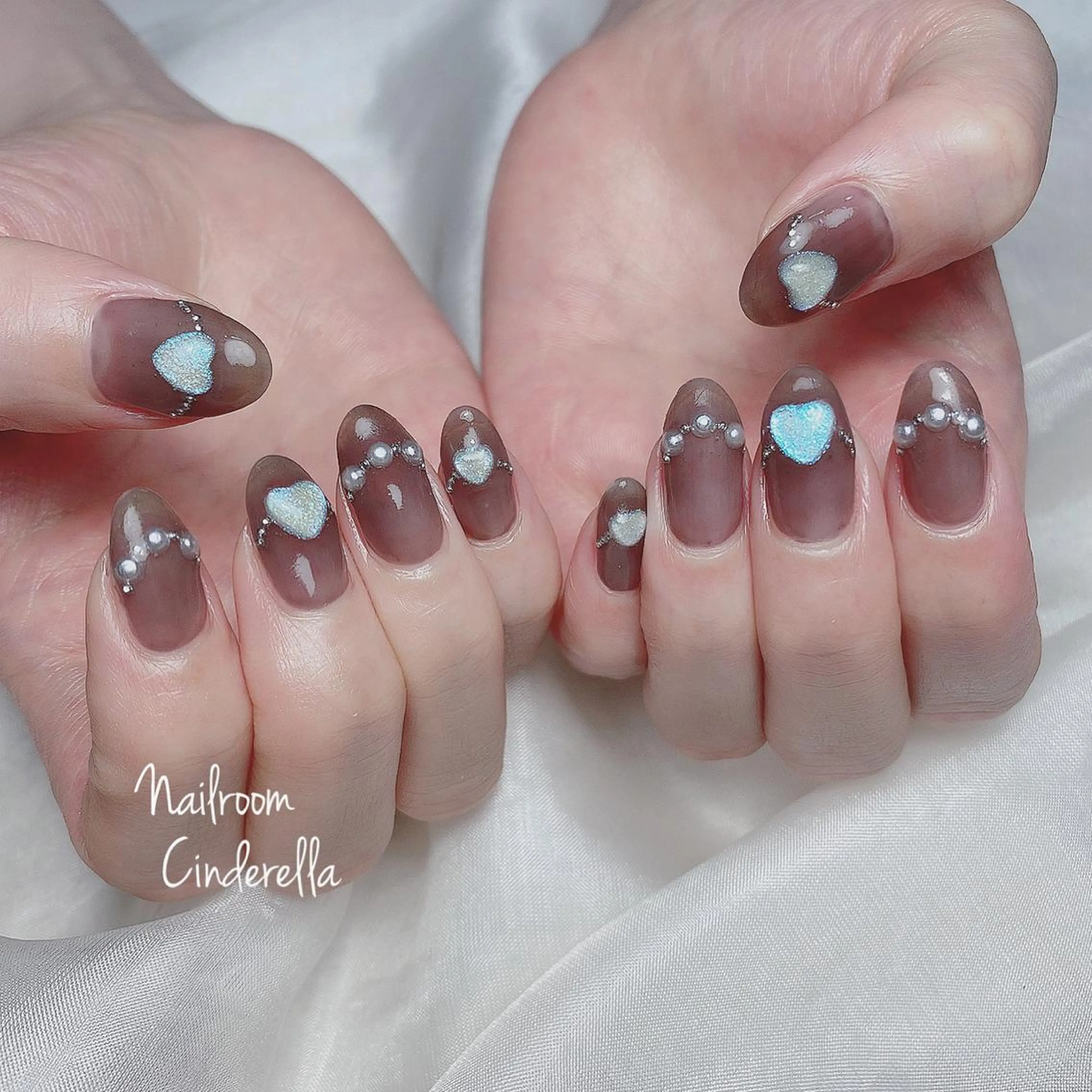 ネイル ハート Nailroom. Cinderellaのネイルデザイン