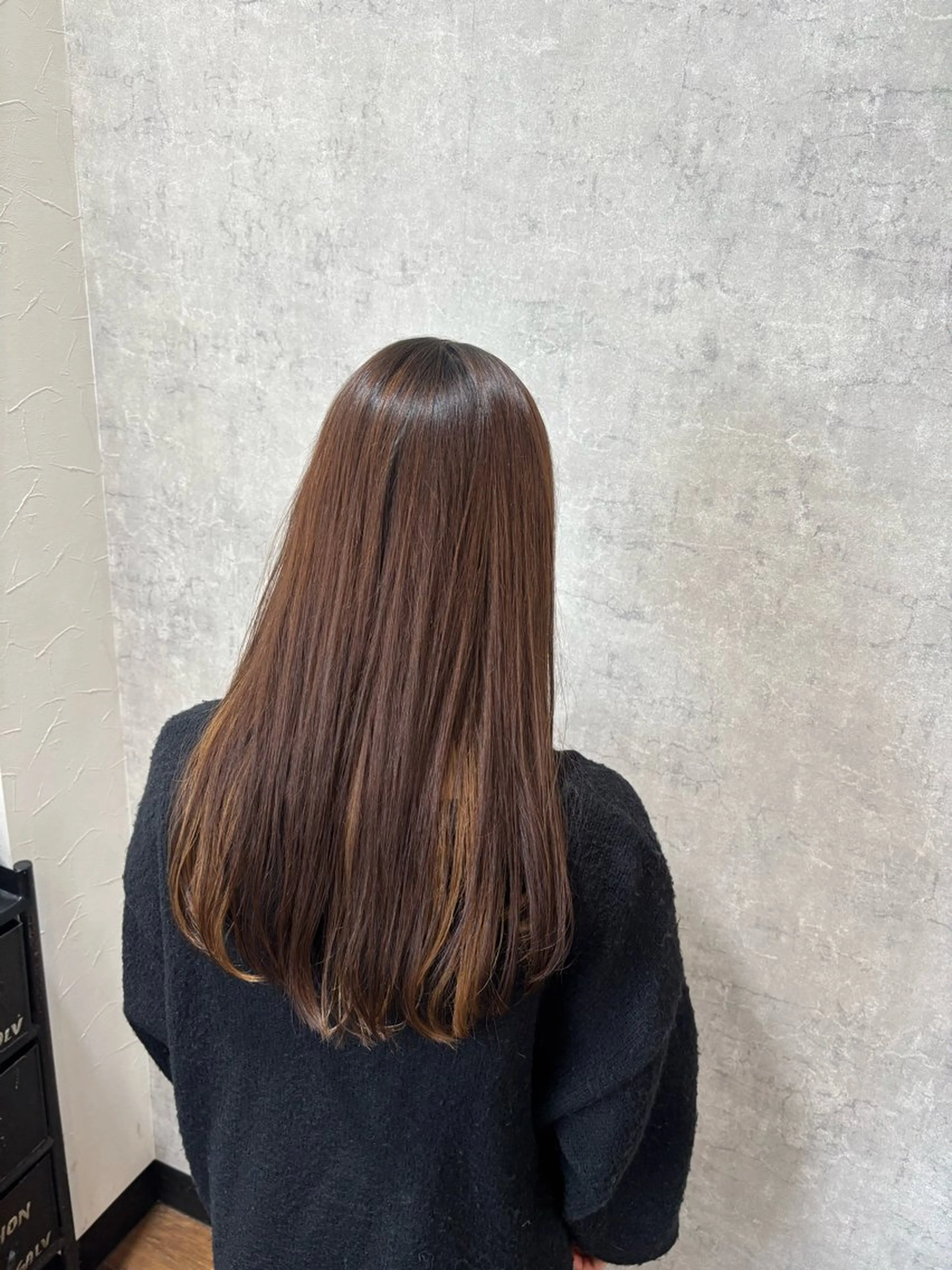 ロング 下山 萌華のヘアスタイル