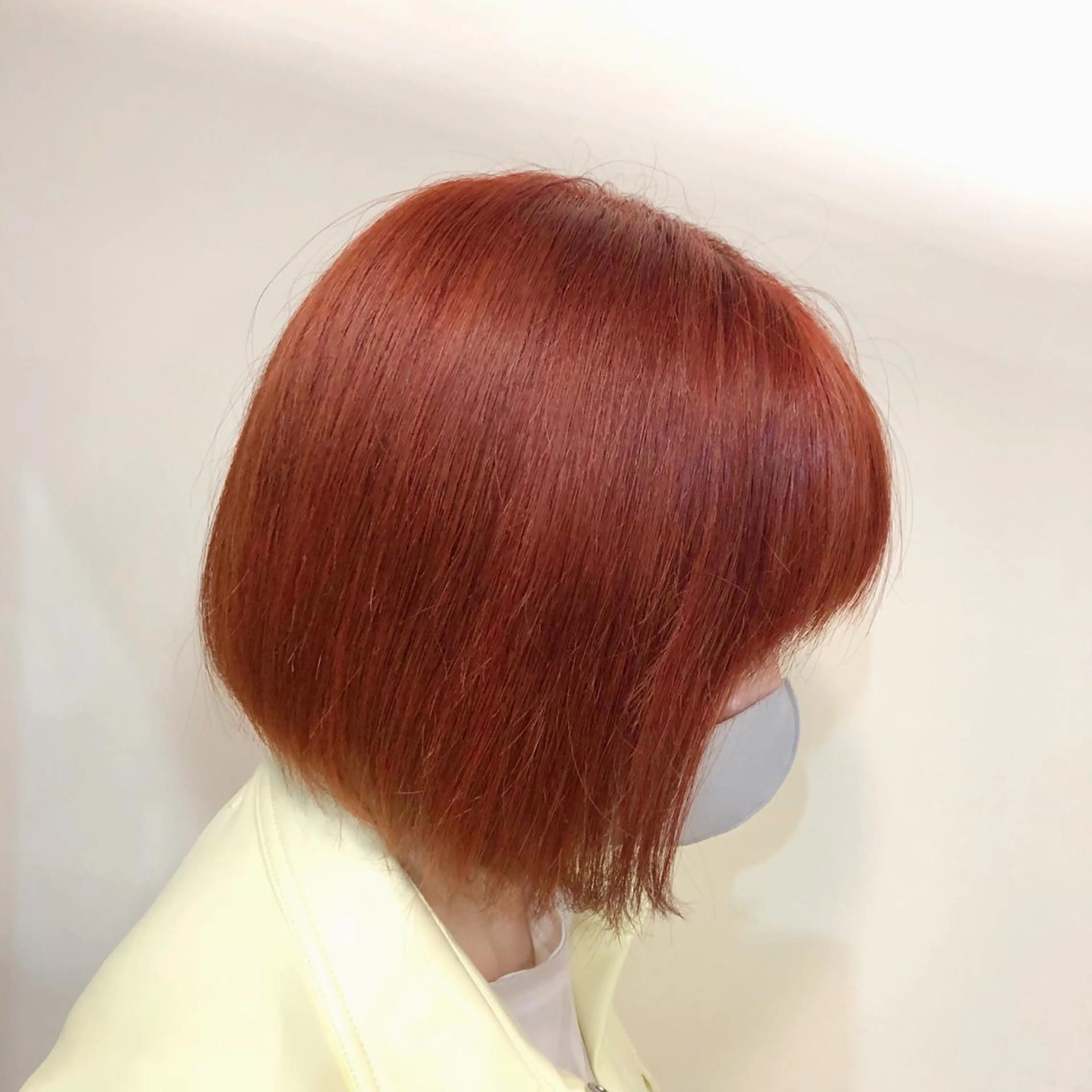 ショート カラー ダブルカラー オレンジ 似合わせ小顔ショート マッシュ/渋谷/宍戸のヘアスタイル