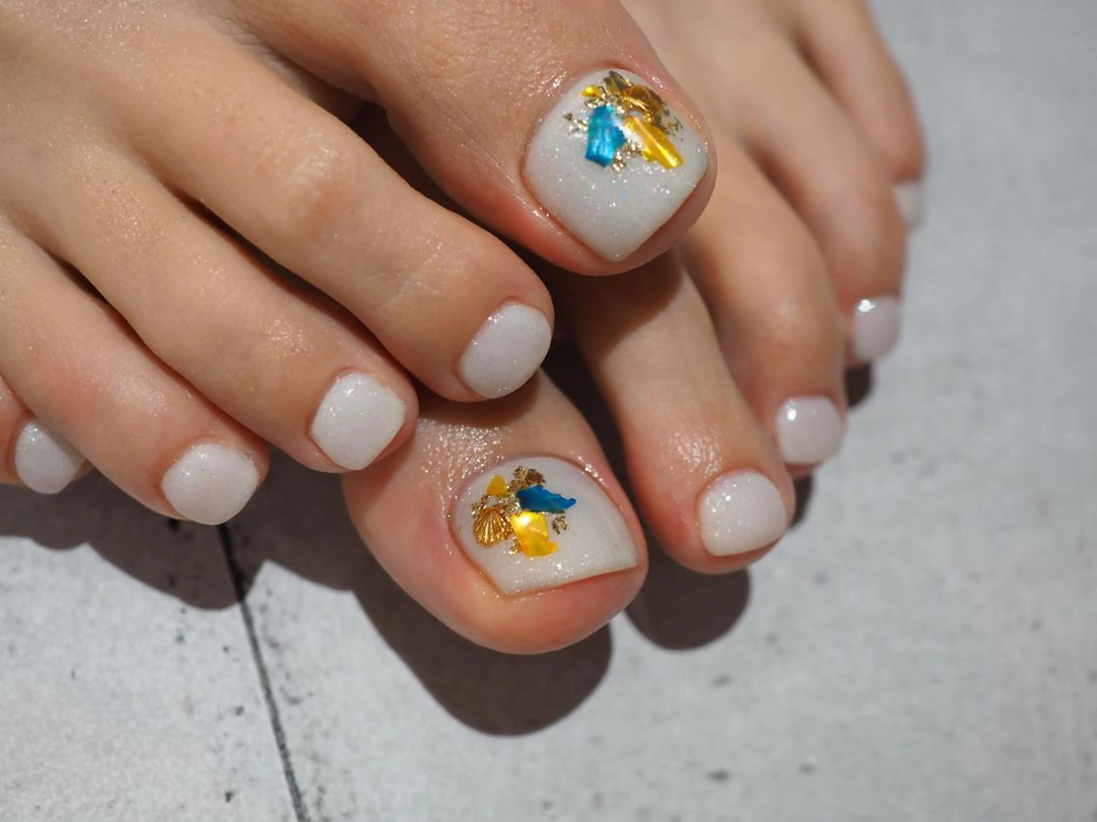 ネイル フットネイル Glück...所属・kohashi miwaのネイルデザイン