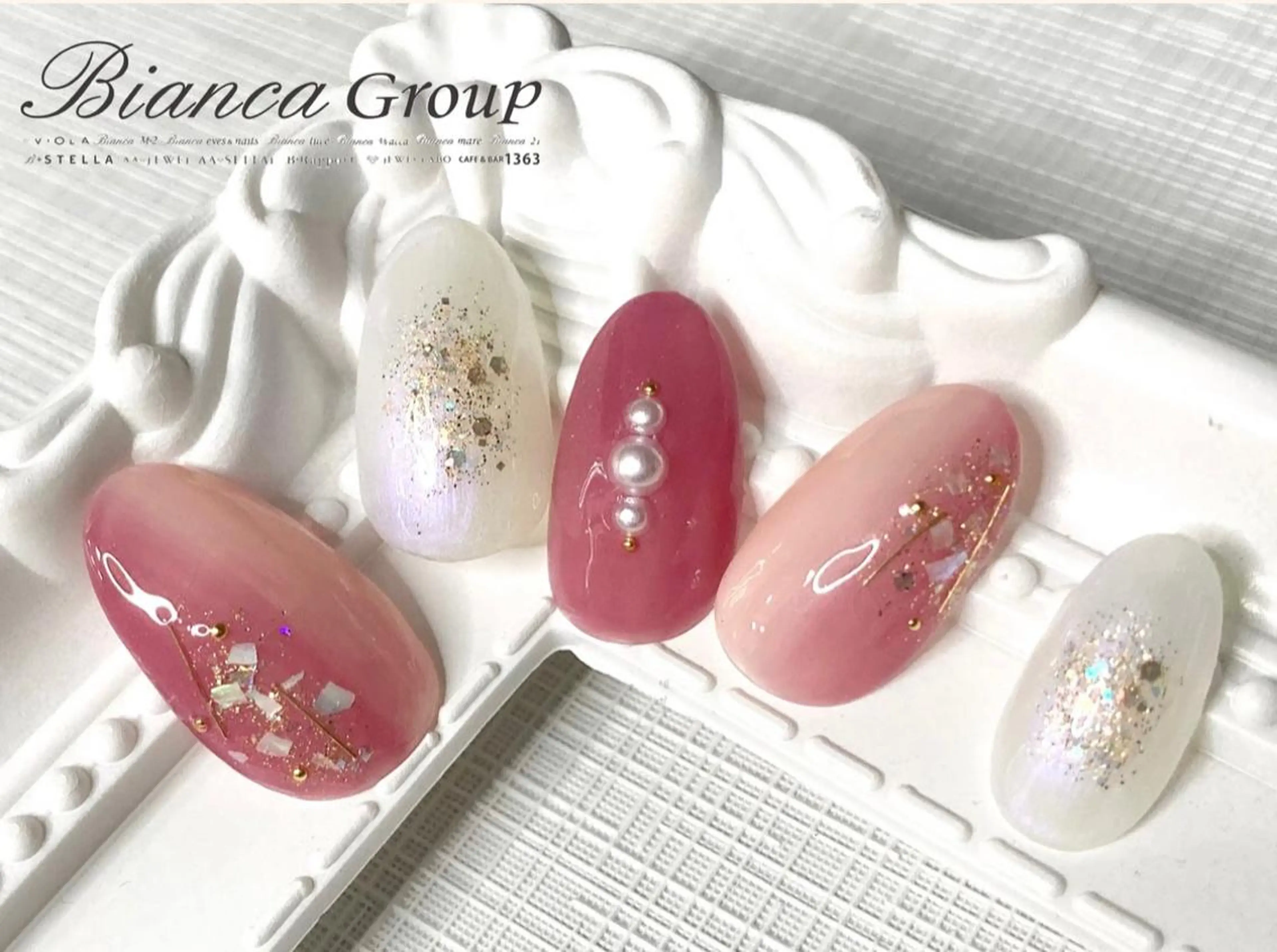 ネイル 桜ネイル ピンク 春ネイル Bianca 溝の口 ASANOのネイルデザイン