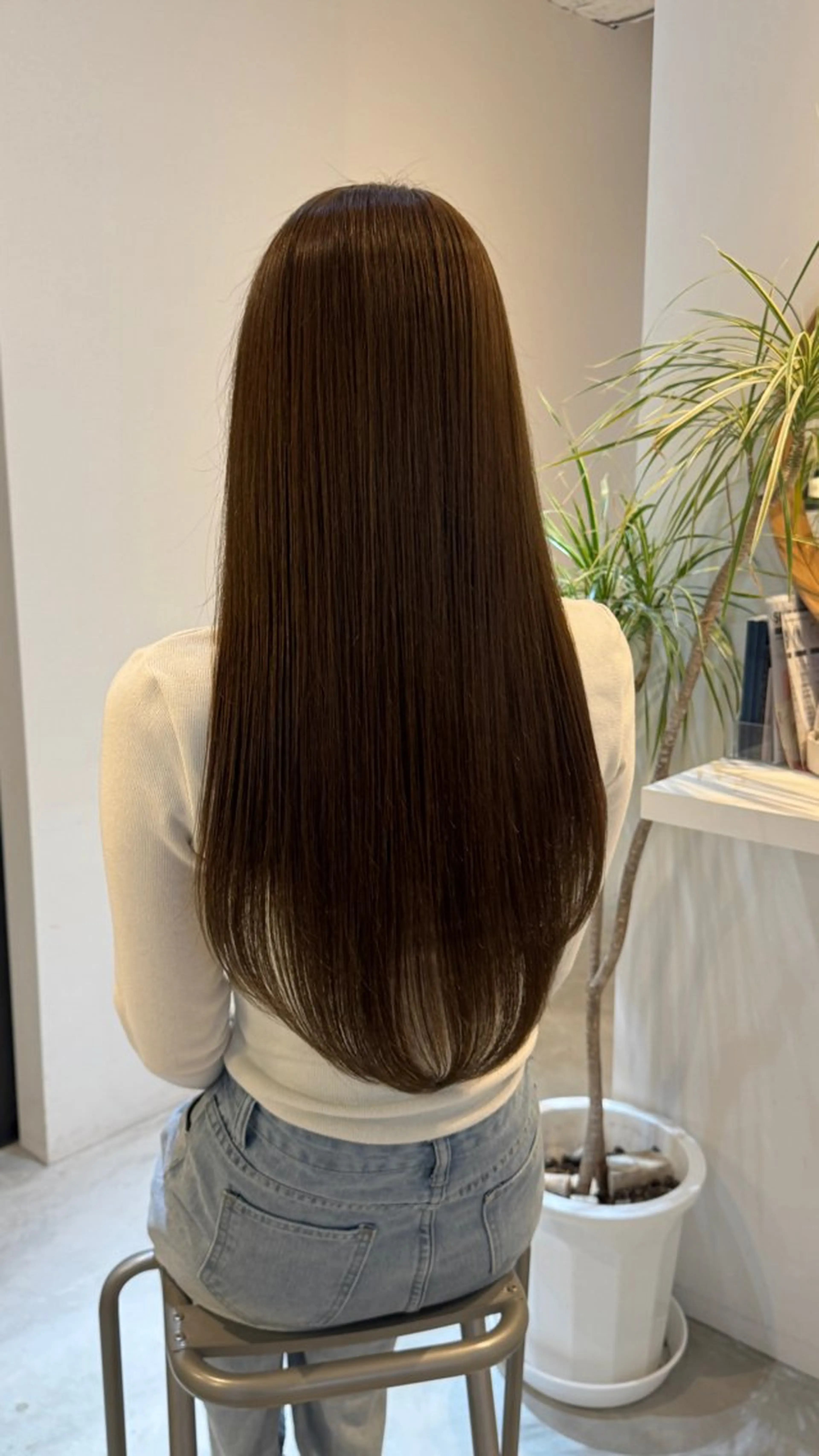 ロング カラー ベージュカラー オリーブベージュ ヘアカラー トリートメント 華奈/オリーブ/ ベージュ/抜け感🥣のヘアスタイル