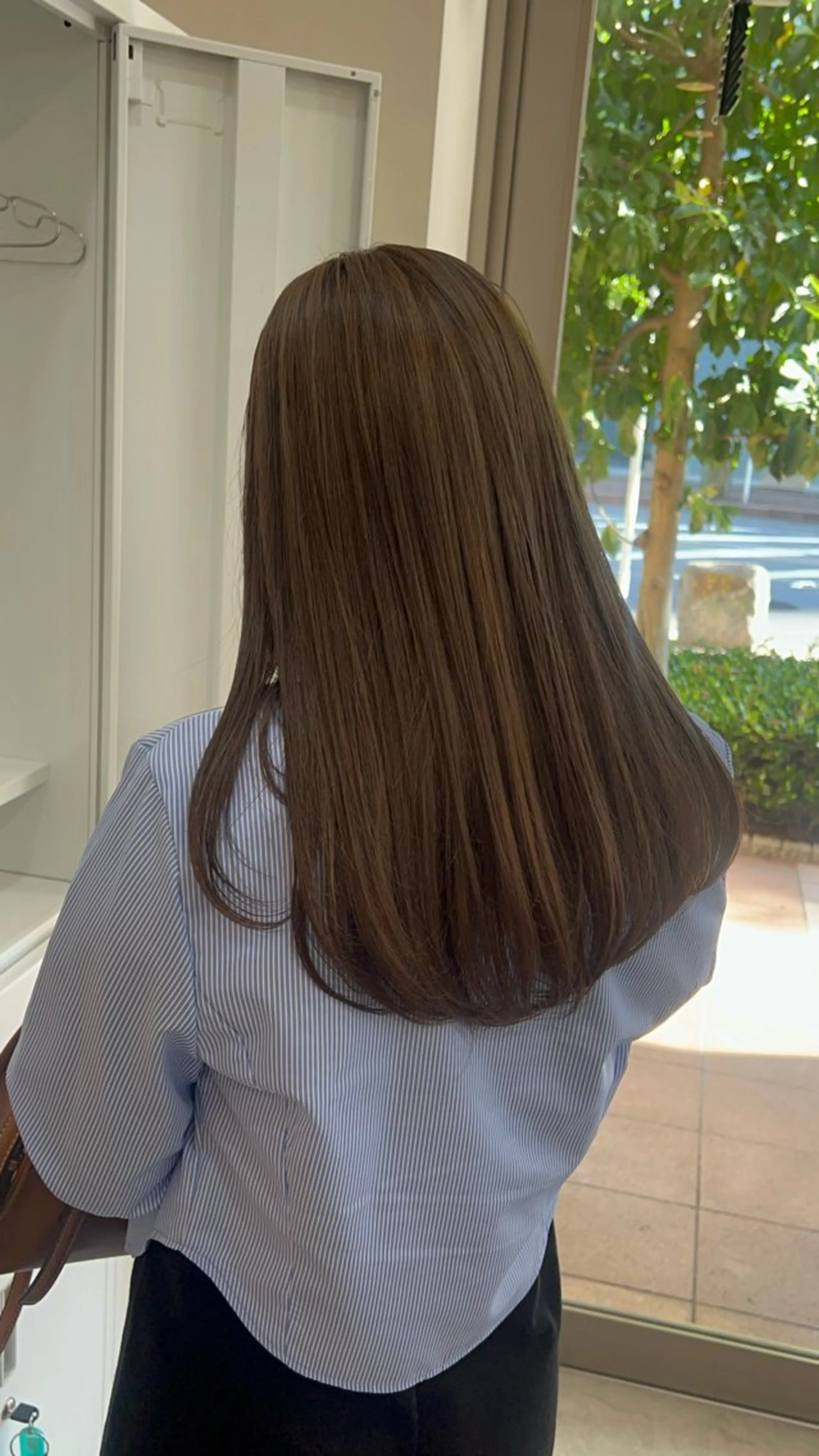 ロング カラー ブリーチ グレージュ ブリーチなしカラー ボブ/透明感カラー 🧸YUI❤️のヘアスタイル