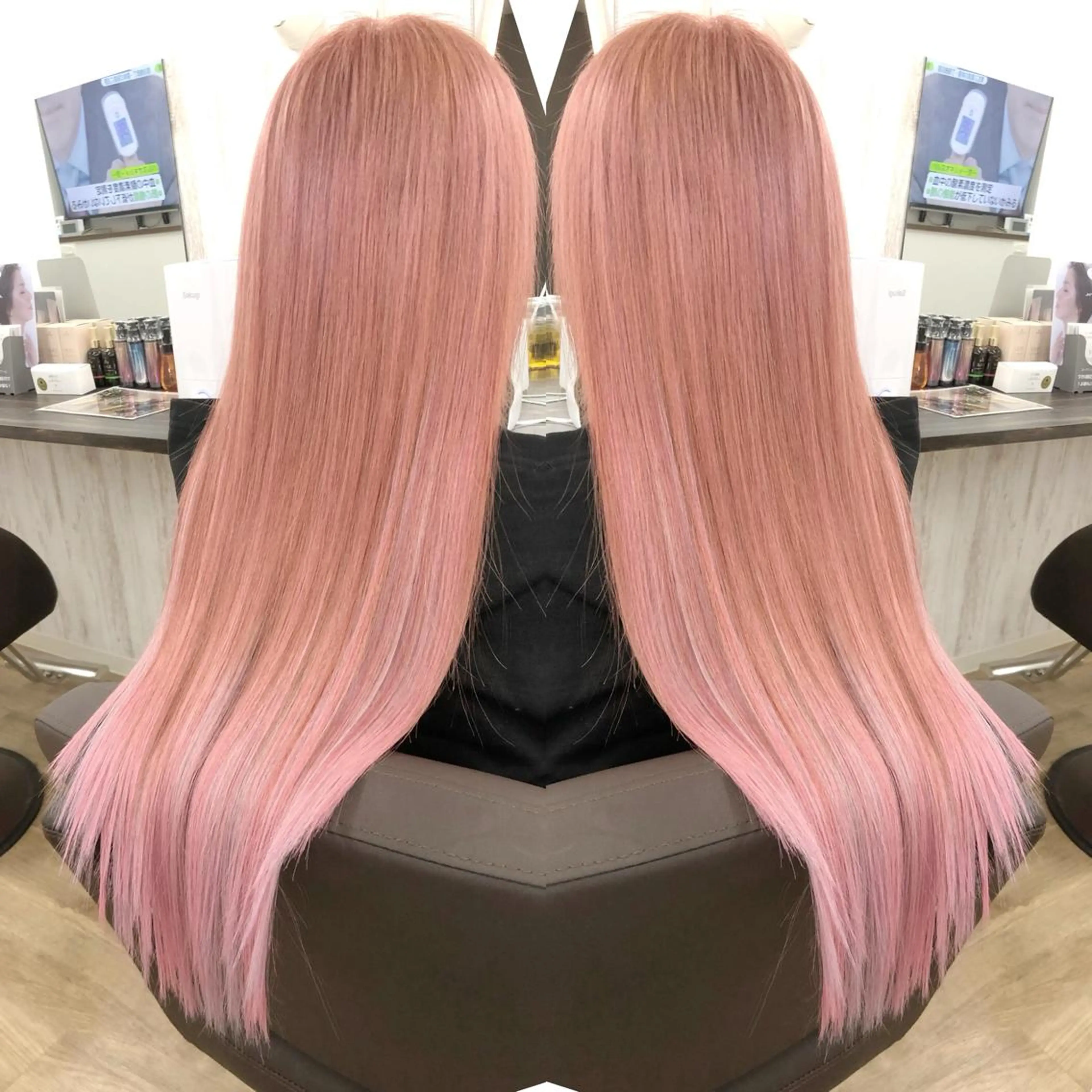ロング カラー エクステ プライベートサロン LyoN/RYOTAのヘアスタイル