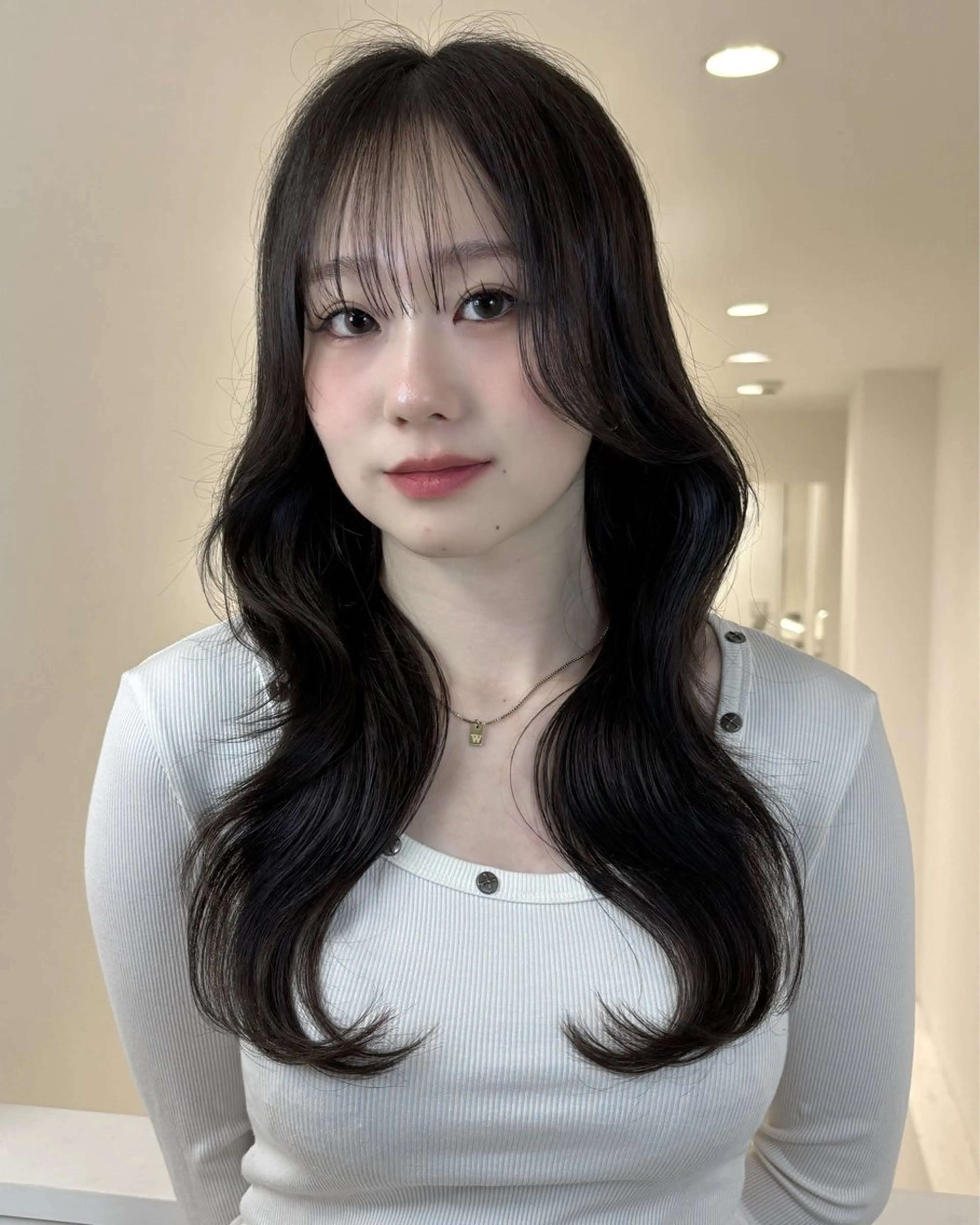 前髪➕顔周りカット🌈ᵕ̈*の写真