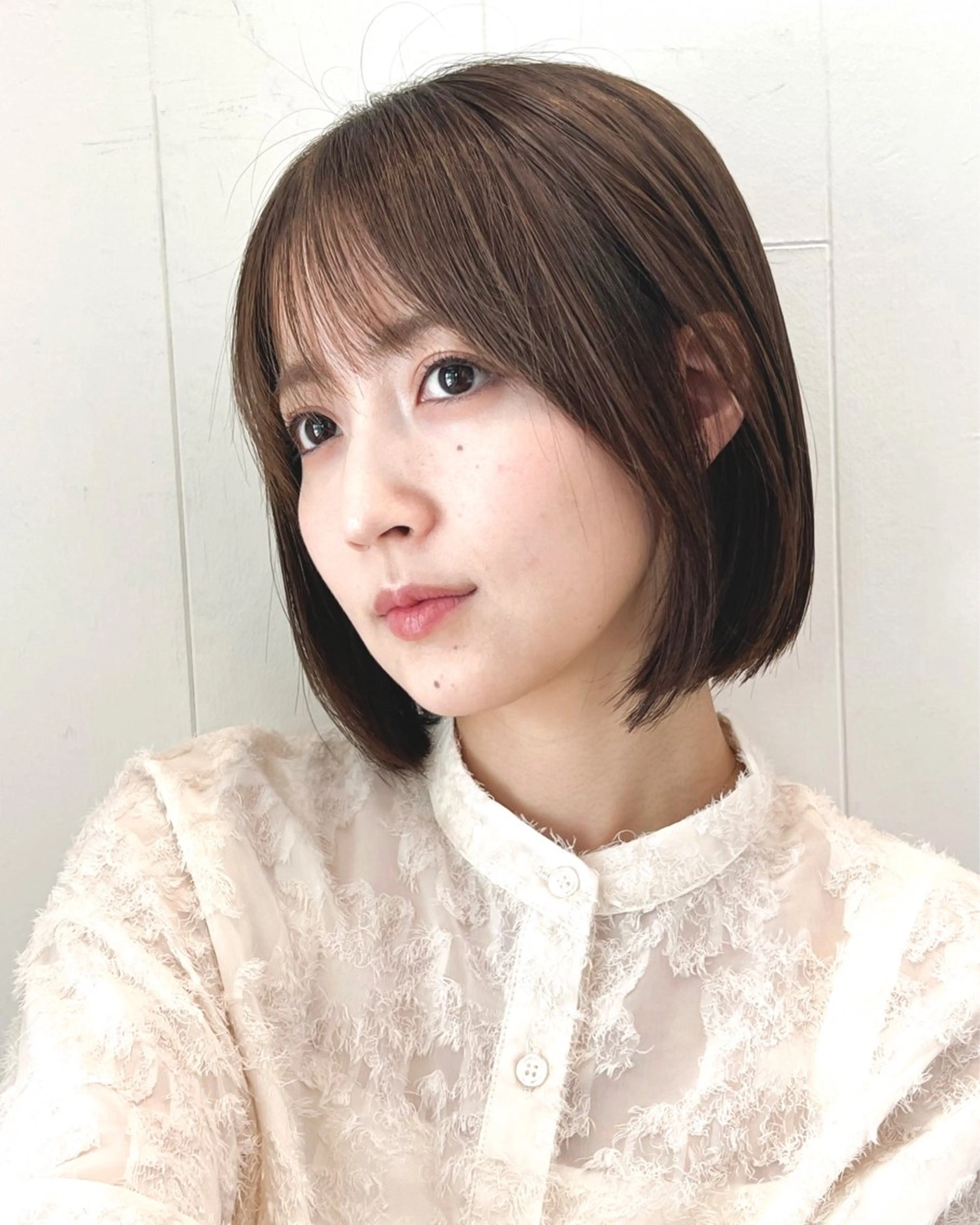 ミディアム 縮毛矯正/髪質改善 カット/横山陸人のヘアスタイル