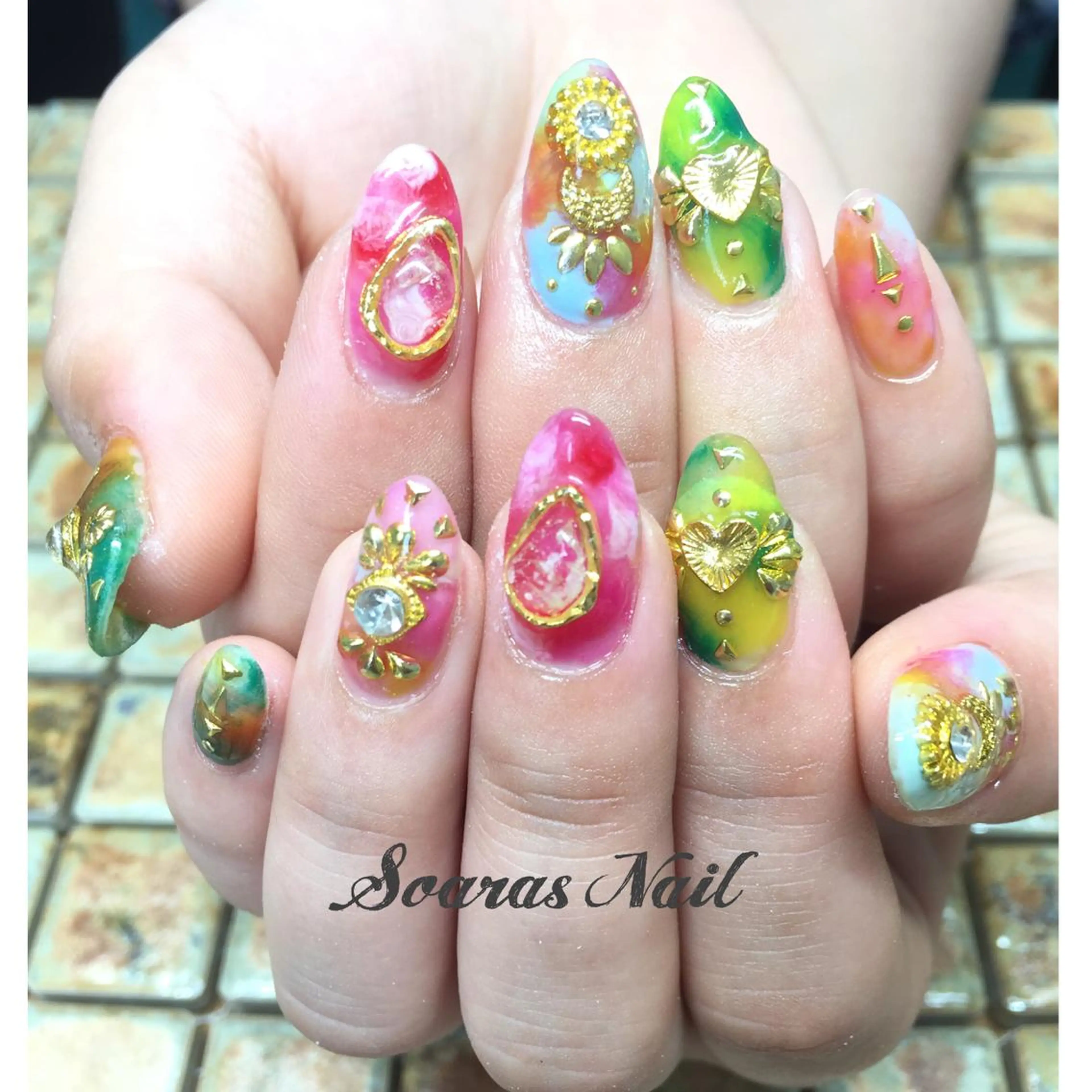 ネイル ジェルネイル ハンドネイル soaras nailのネイルデザイン