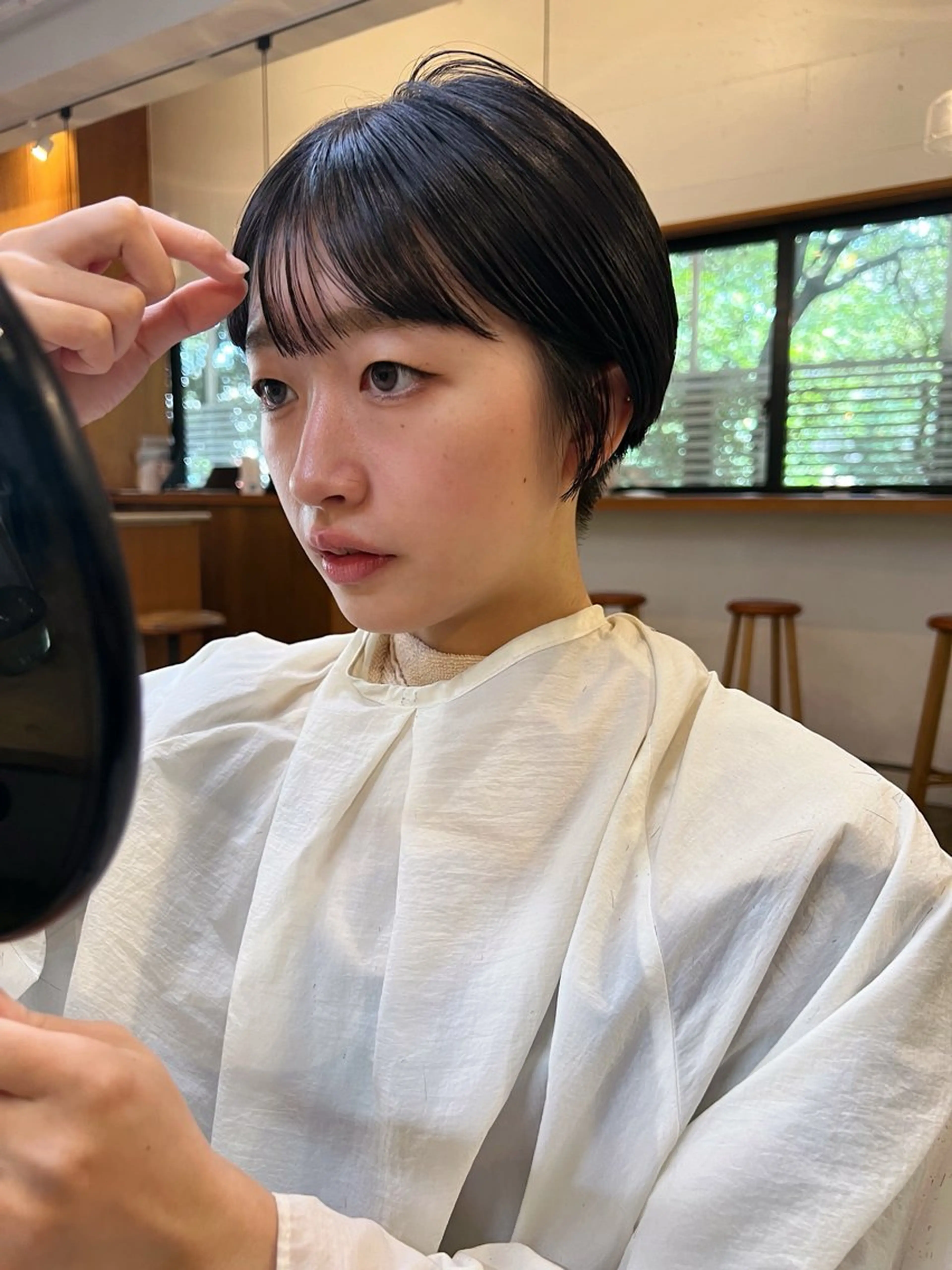 ショート 似合わせカット カット 三谷 はるなのヘアスタイル