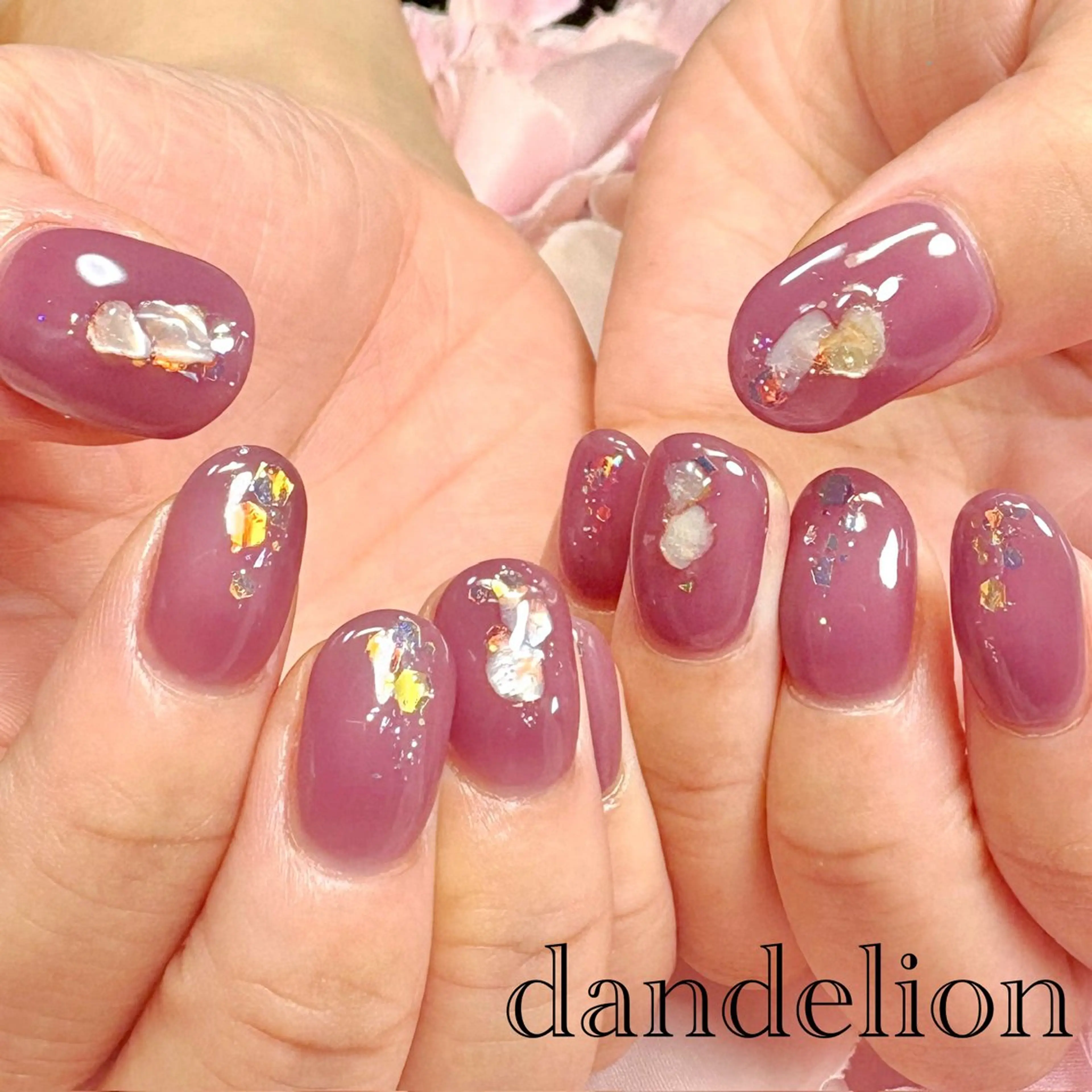 ネイル ハンドネイル ハンドケア dandelion ダンデライオンのネイルデザイン