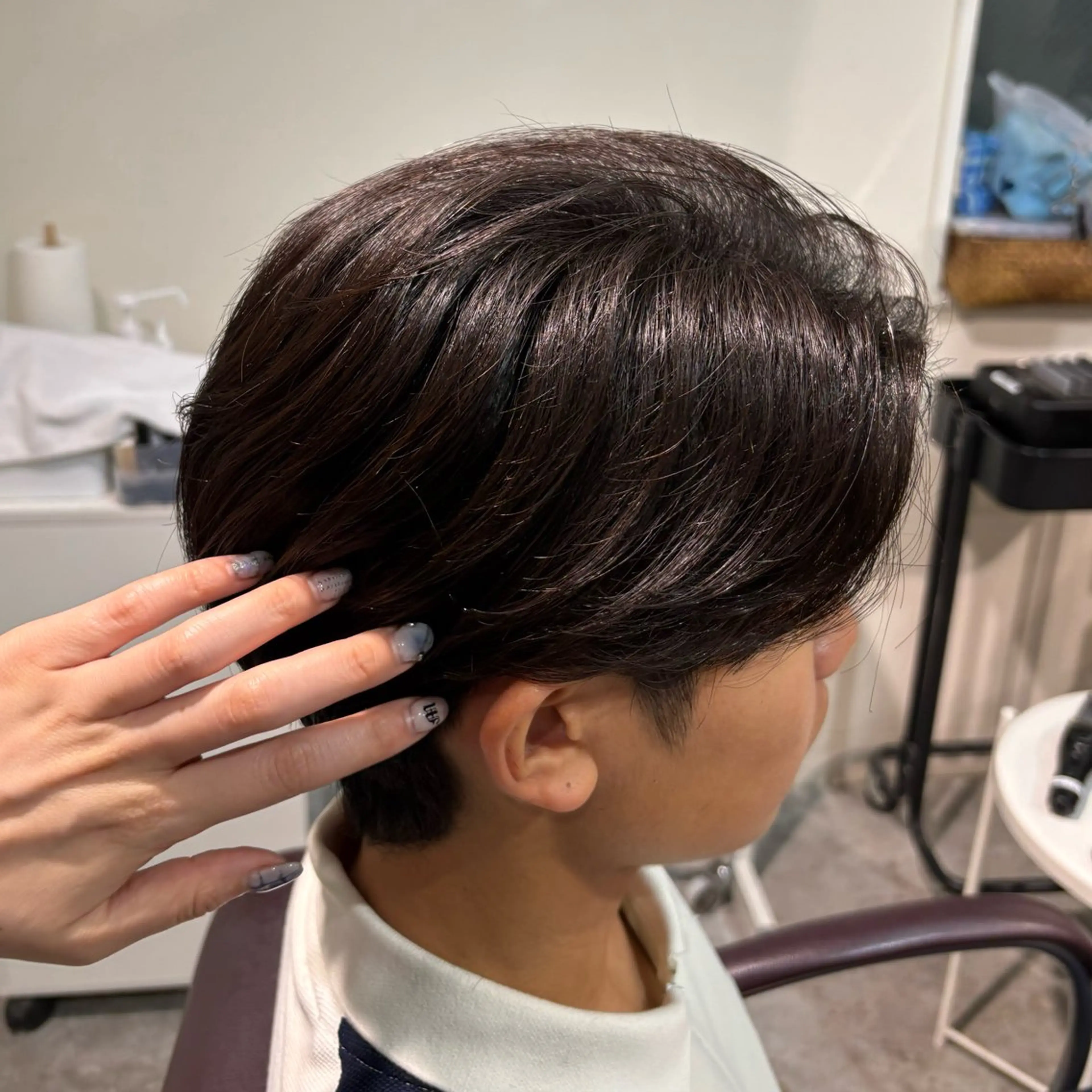 パーマ カット パーマ men's/個性派 ﾈｲﾙ🦋mire-のヘアスタイル