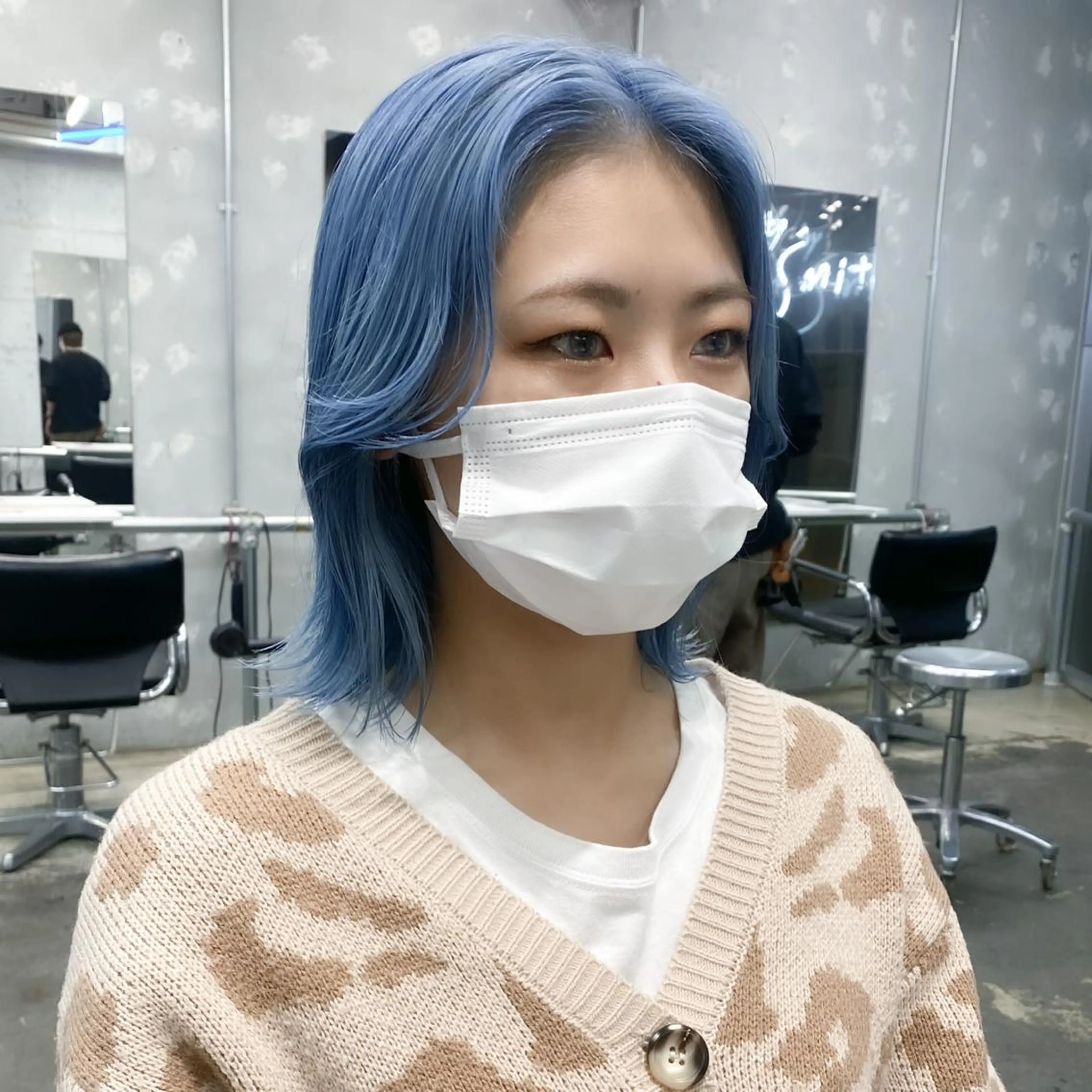 ミディアム カラー 💗💗韓国レイヤー yu-ki💗💗のヘアスタイル