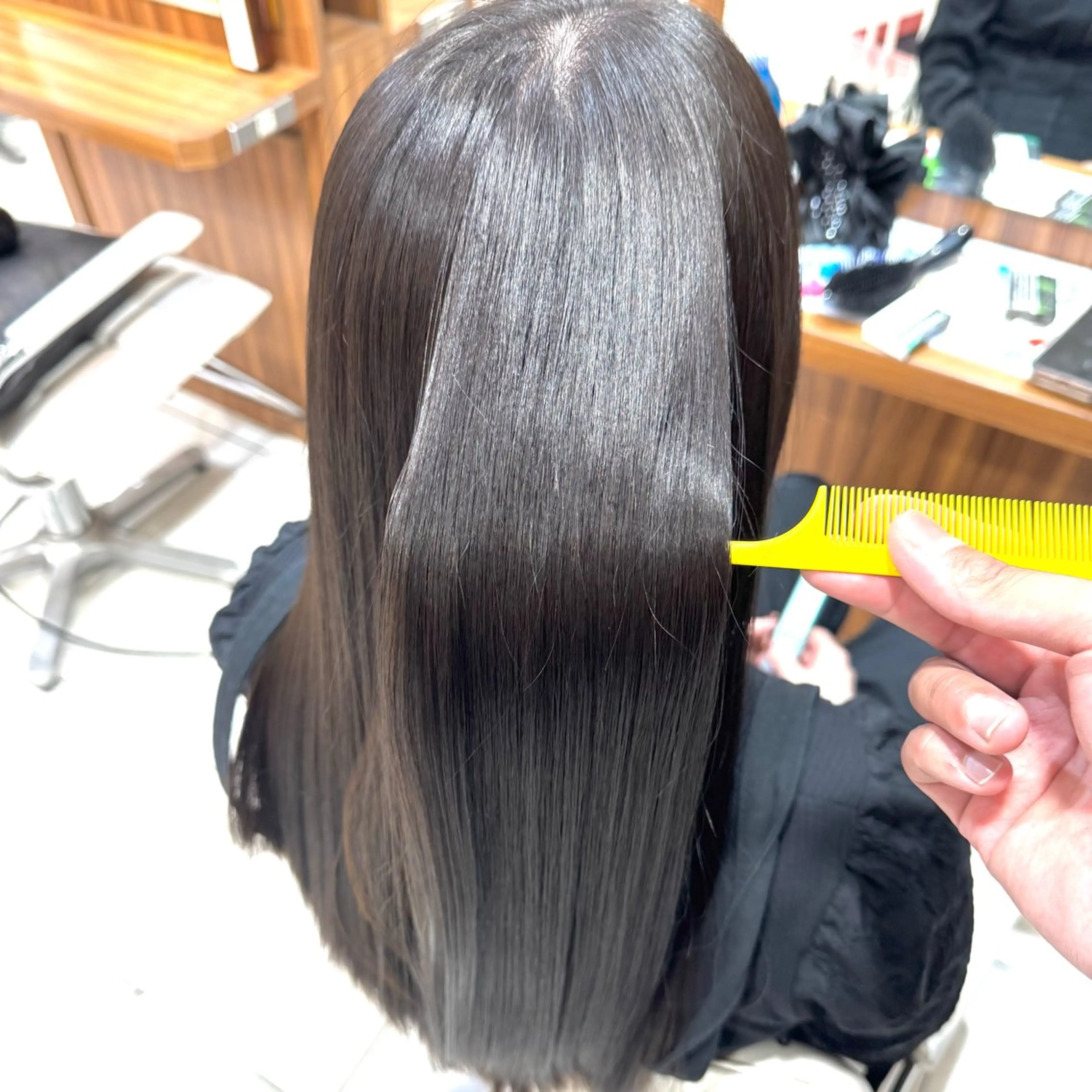 【カット付きカラーメニュー🔮】カット✂️➕髪質改善メテオカラー💎➕ケアトリートメント💧¥20900→¥13200の写真