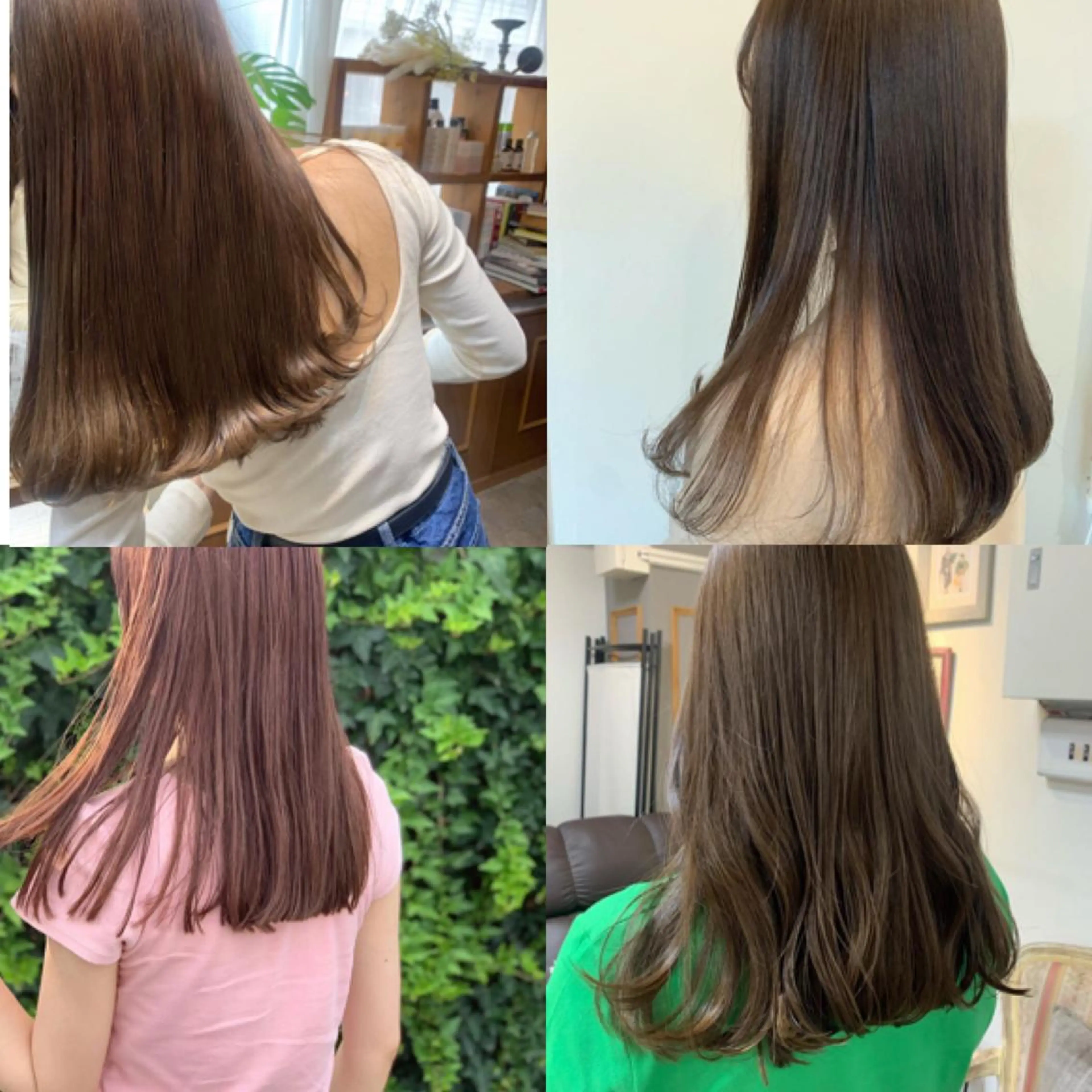 ロング カラー 透明感カラー まろやか透明感カラー ♡MANAのヘアスタイル