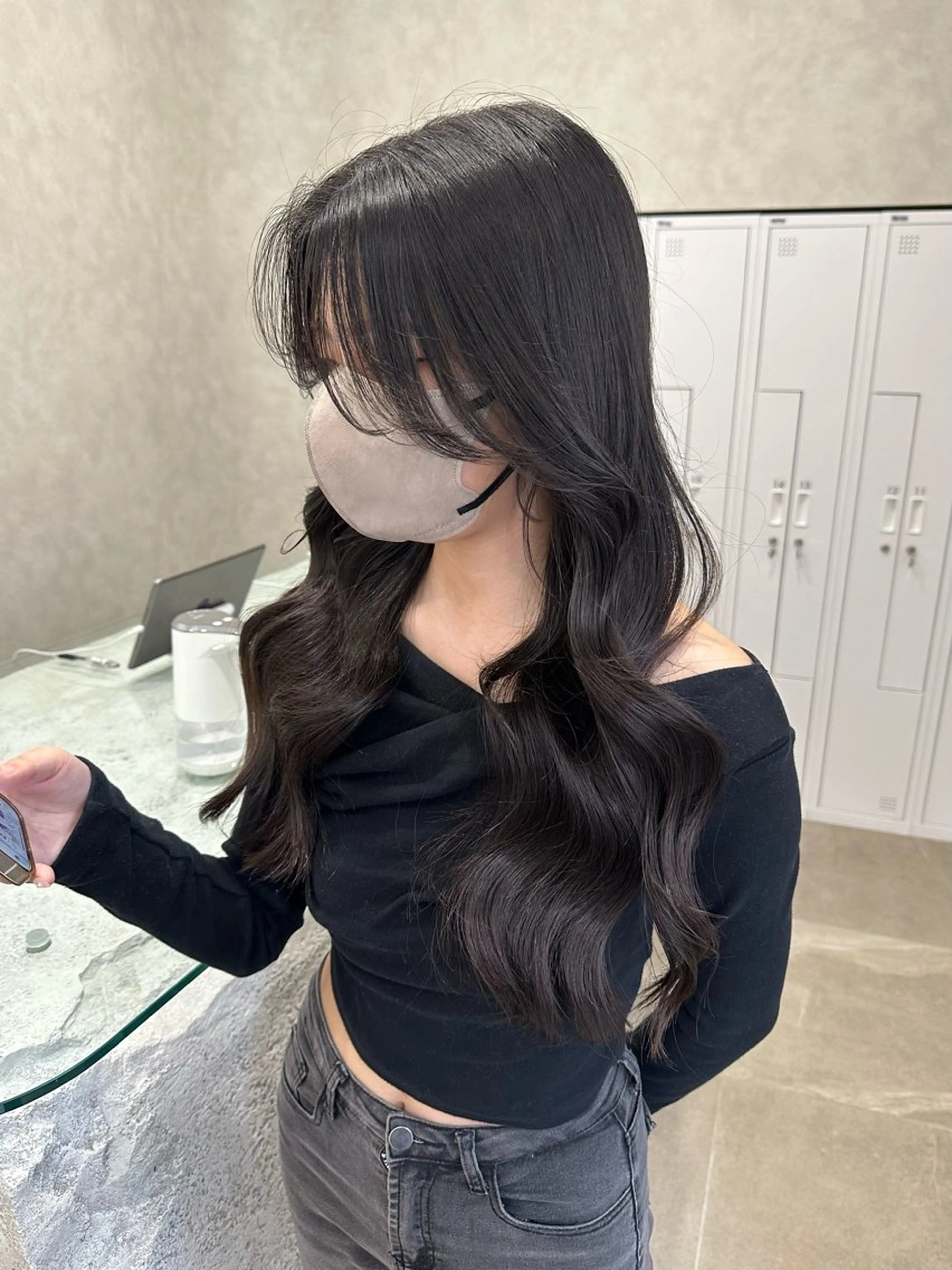 ロング カット ヘアカラー トリートメント SALOWIN原宿AROA店所属・顔まわり神カット✂︎ 齋藤雄大【原宿】のヘアスタイル