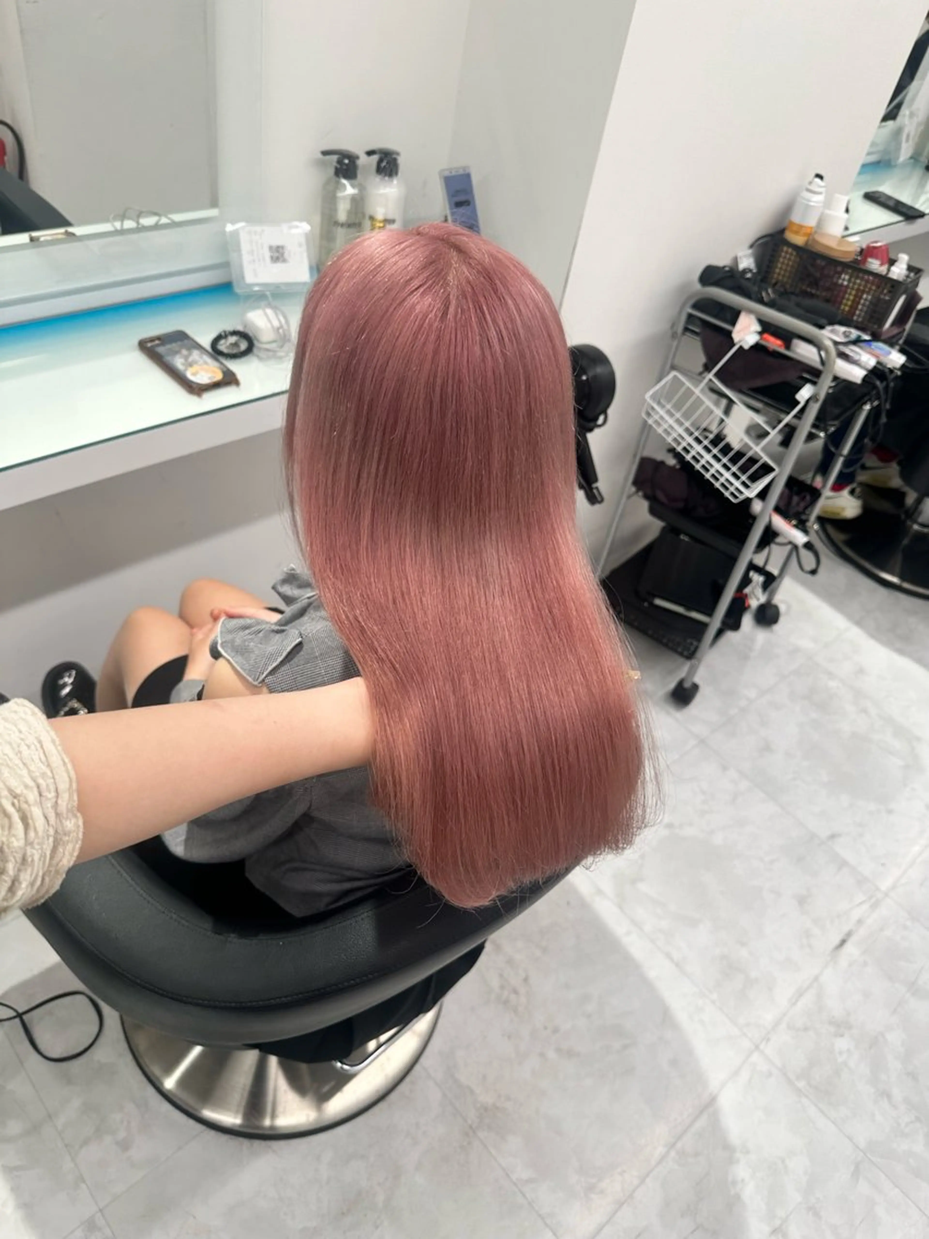 カラー マンツーマン/原宿/ 透明感カラー⭐️のヘアスタイル