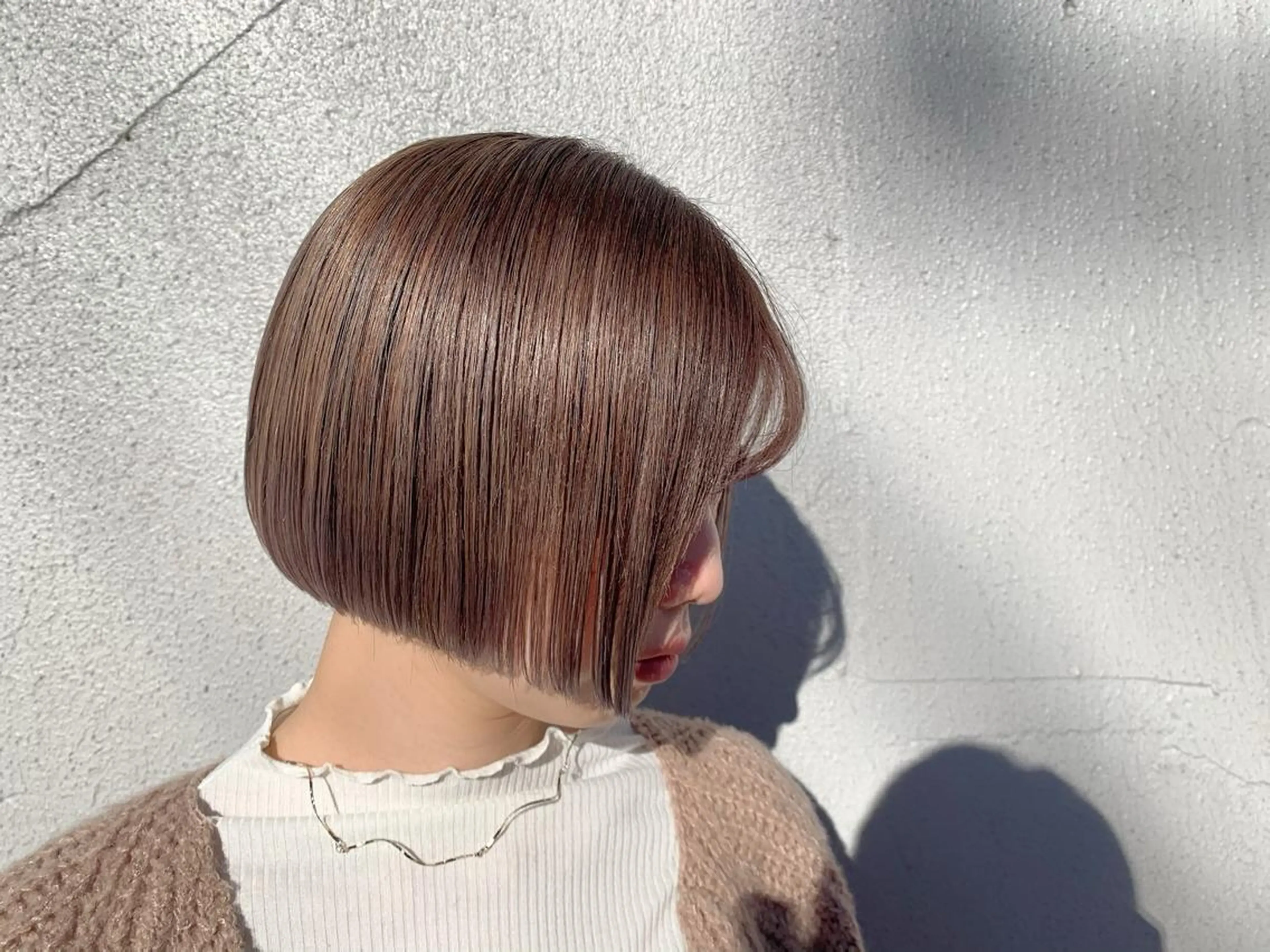 ショート カラー ブリーチ グレージュ モテ髪🌈細矢 森平のヘアスタイル