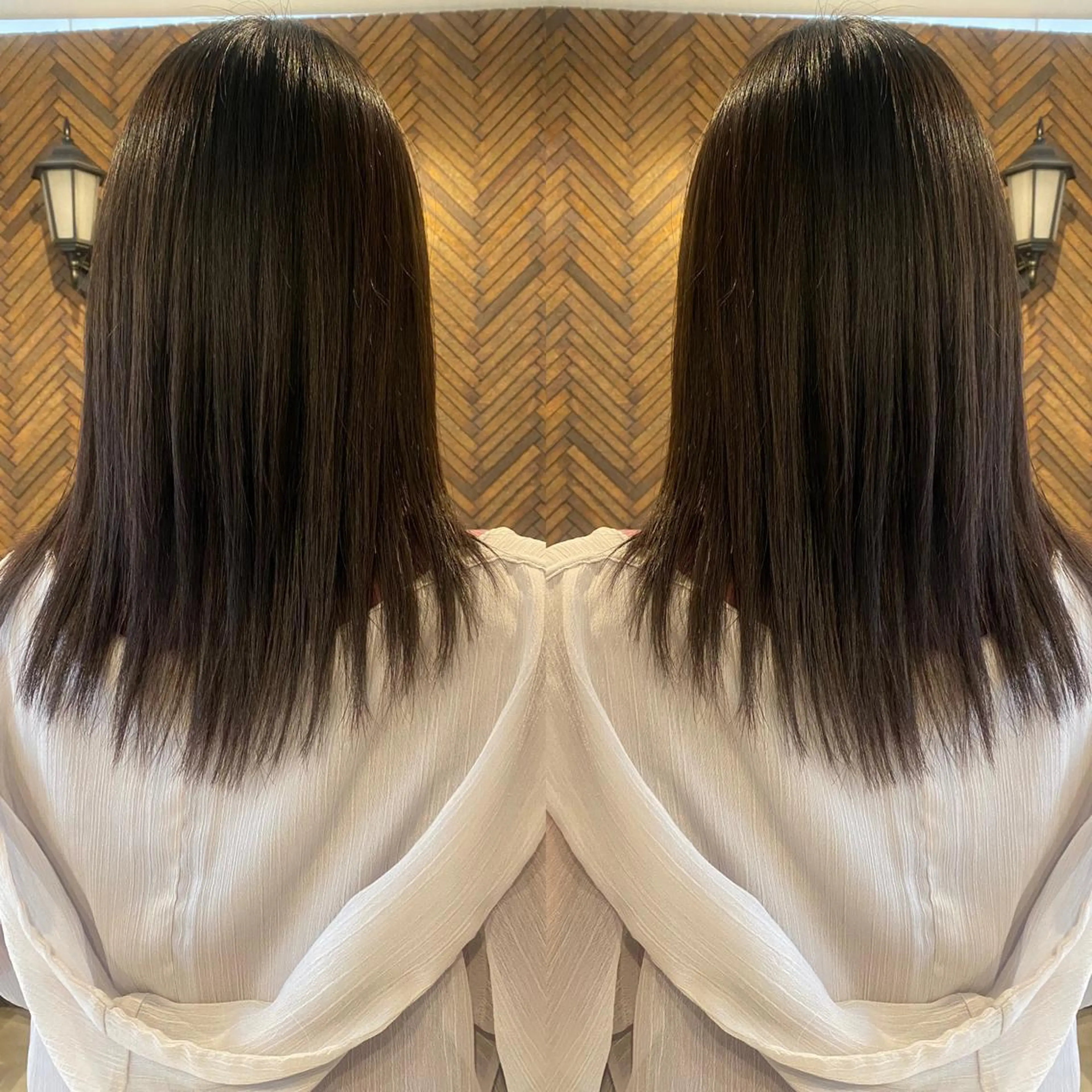 ロング パーマ カット 縮毛矯正 トリートメント tocca 💜石田愛結💜のヘアスタイル