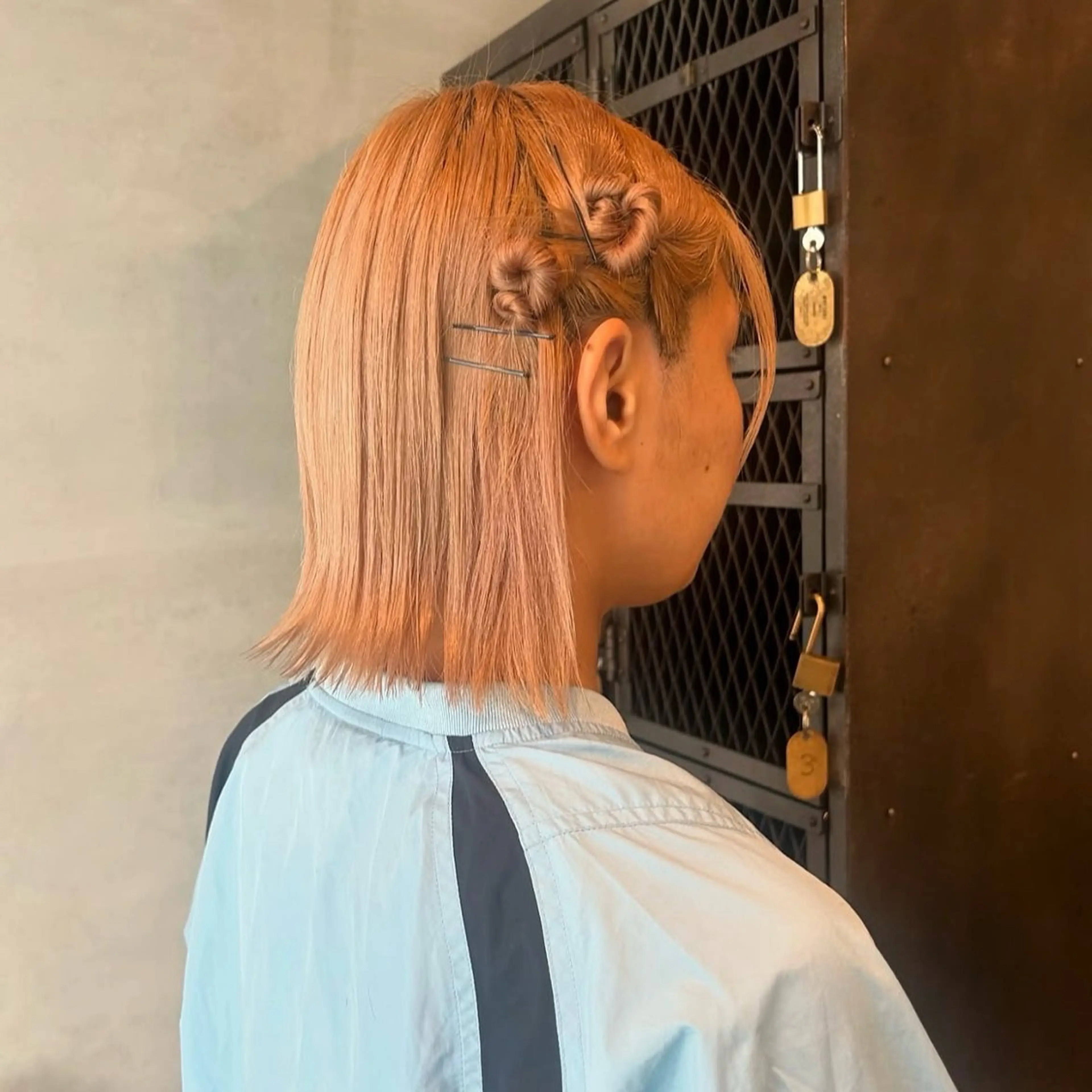 ショート ヘアアレンジ お団子ヘア ボブ ヘアセット OM's poka所属・ちゃんゆ /伊藤有里のヘアスタイル