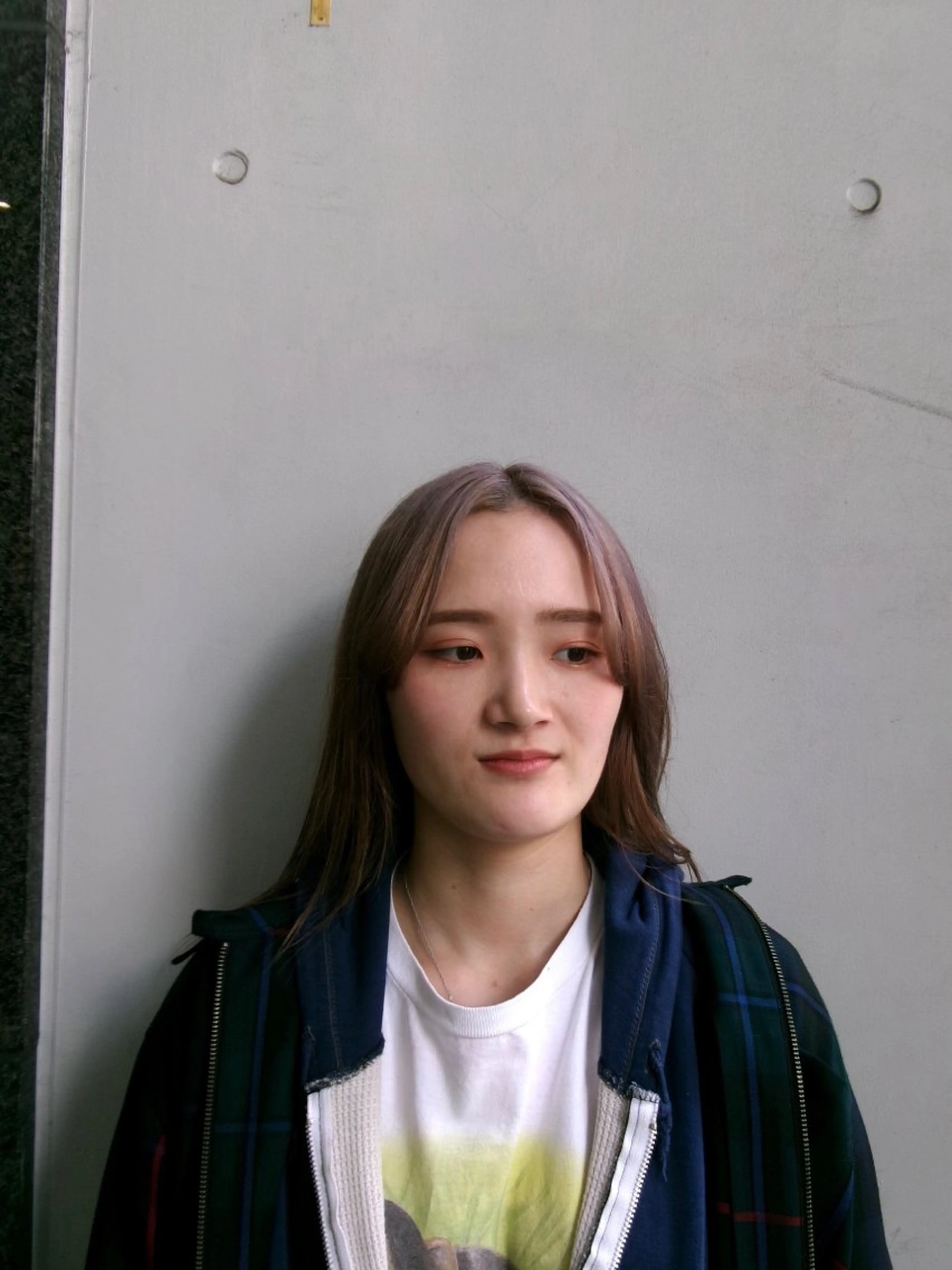 セミロング カラー ブラウンカラー デザインカラー グラデーションカラー mEg hair creation 新川崎所属・カラー/塚原里沙 川崎のヘアスタイル