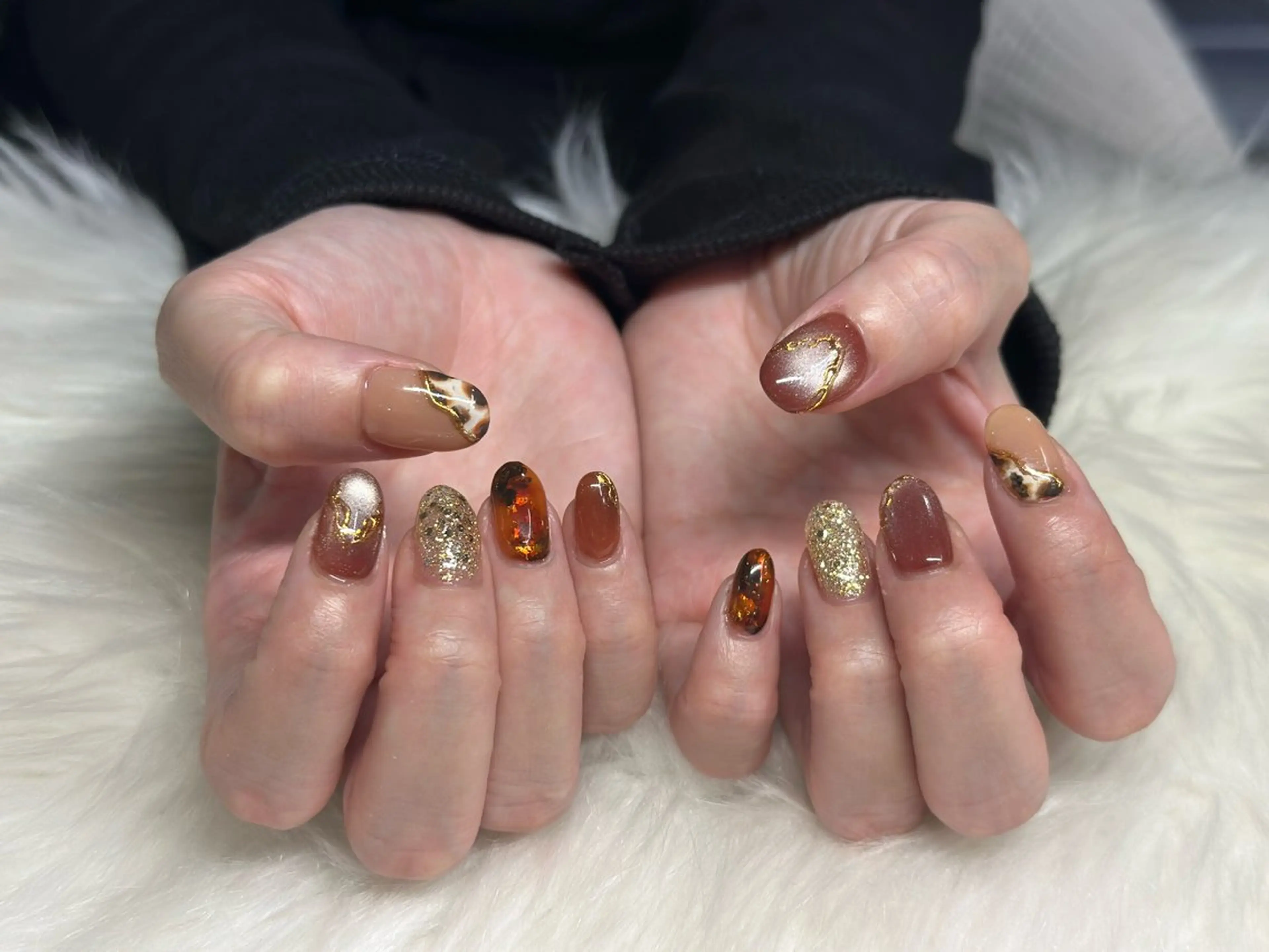 ネイル ハンドネイル 舟橋 花帆のネイルデザイン