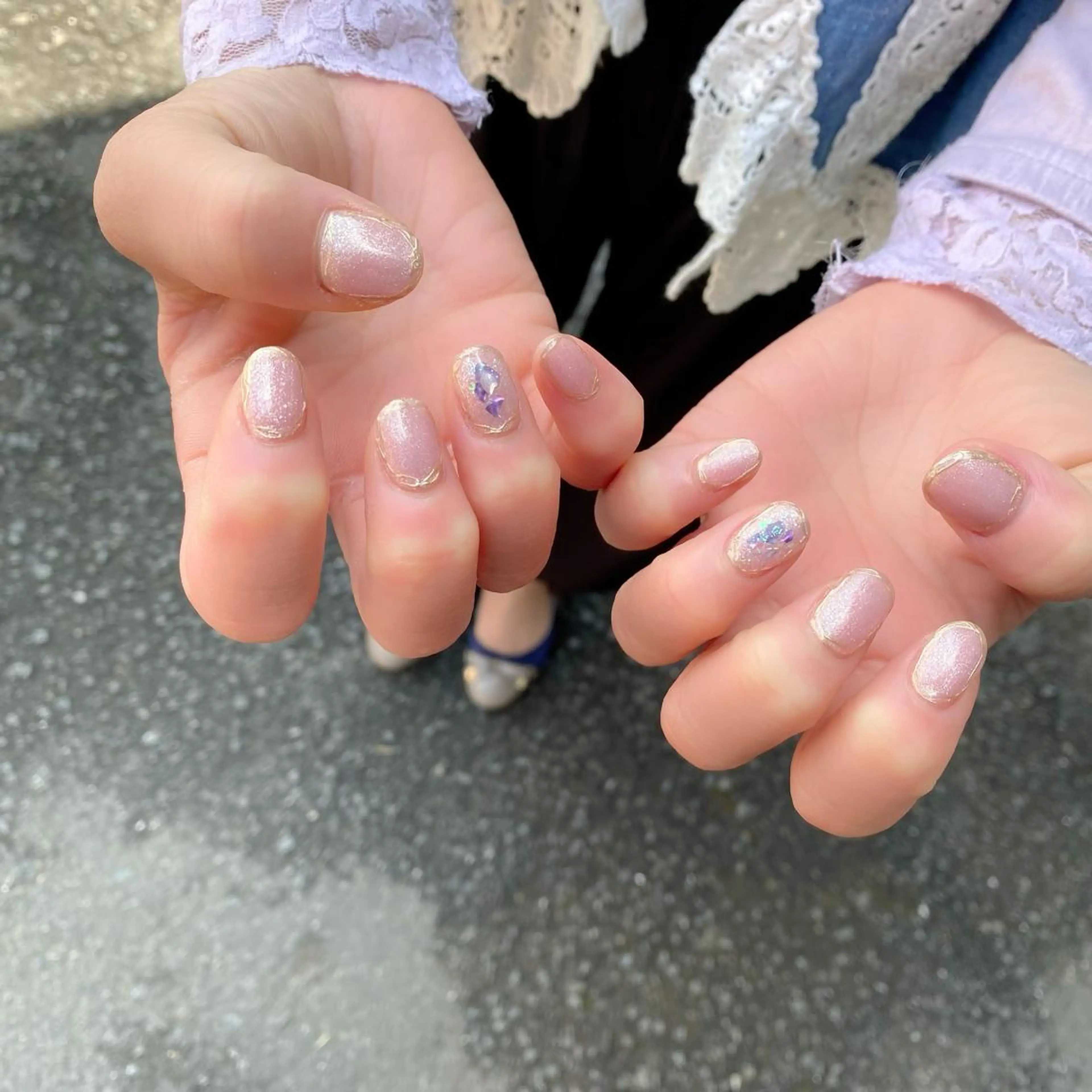 ネイル ジェルネイル シンプルネイル 春ネイル Salon Ｋのネイルデザイン