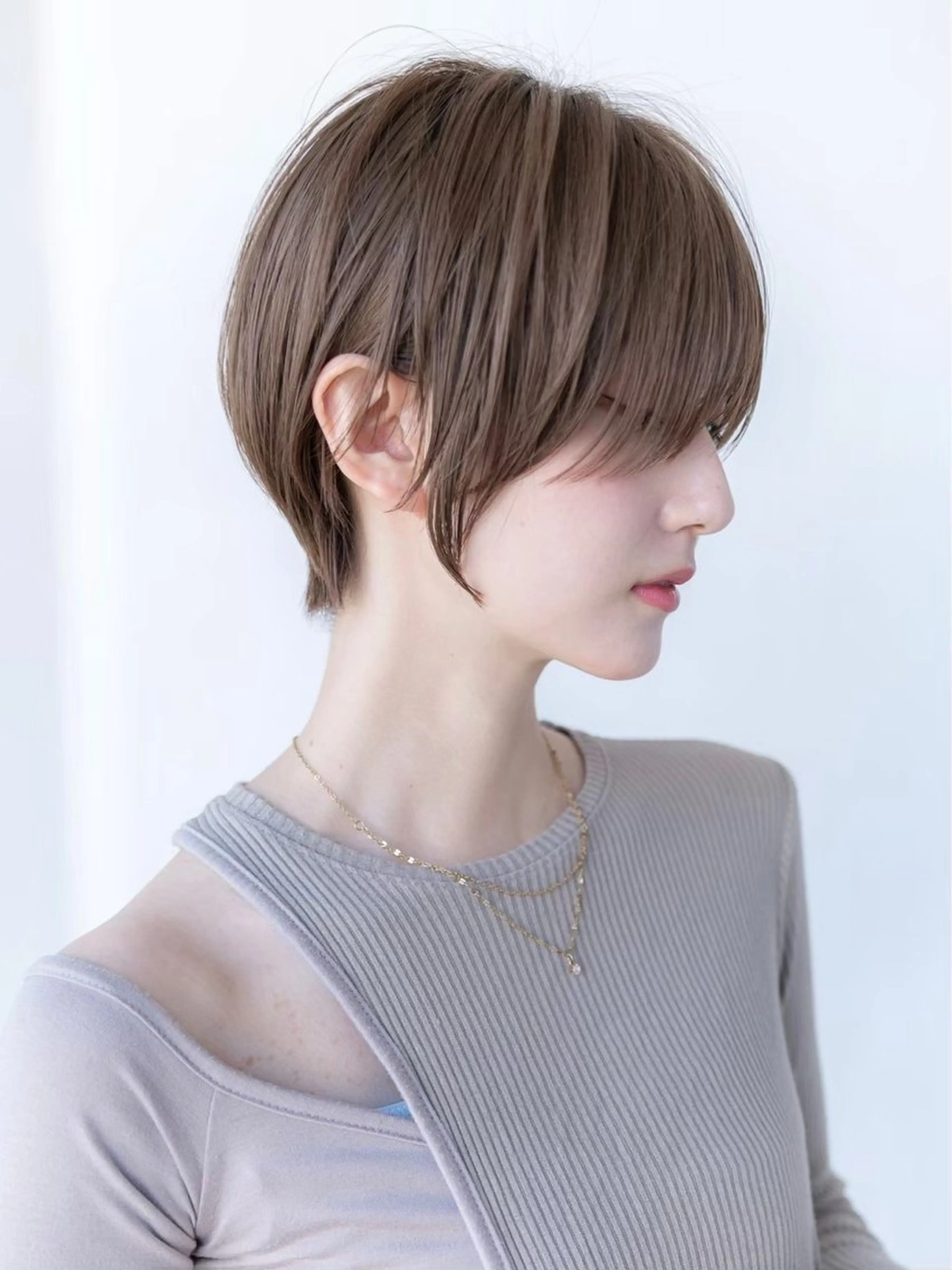 ショート カラー カット ヘアカラー トリートメント 渋谷ボブ/ショート 特化田中航平のヘアスタイル