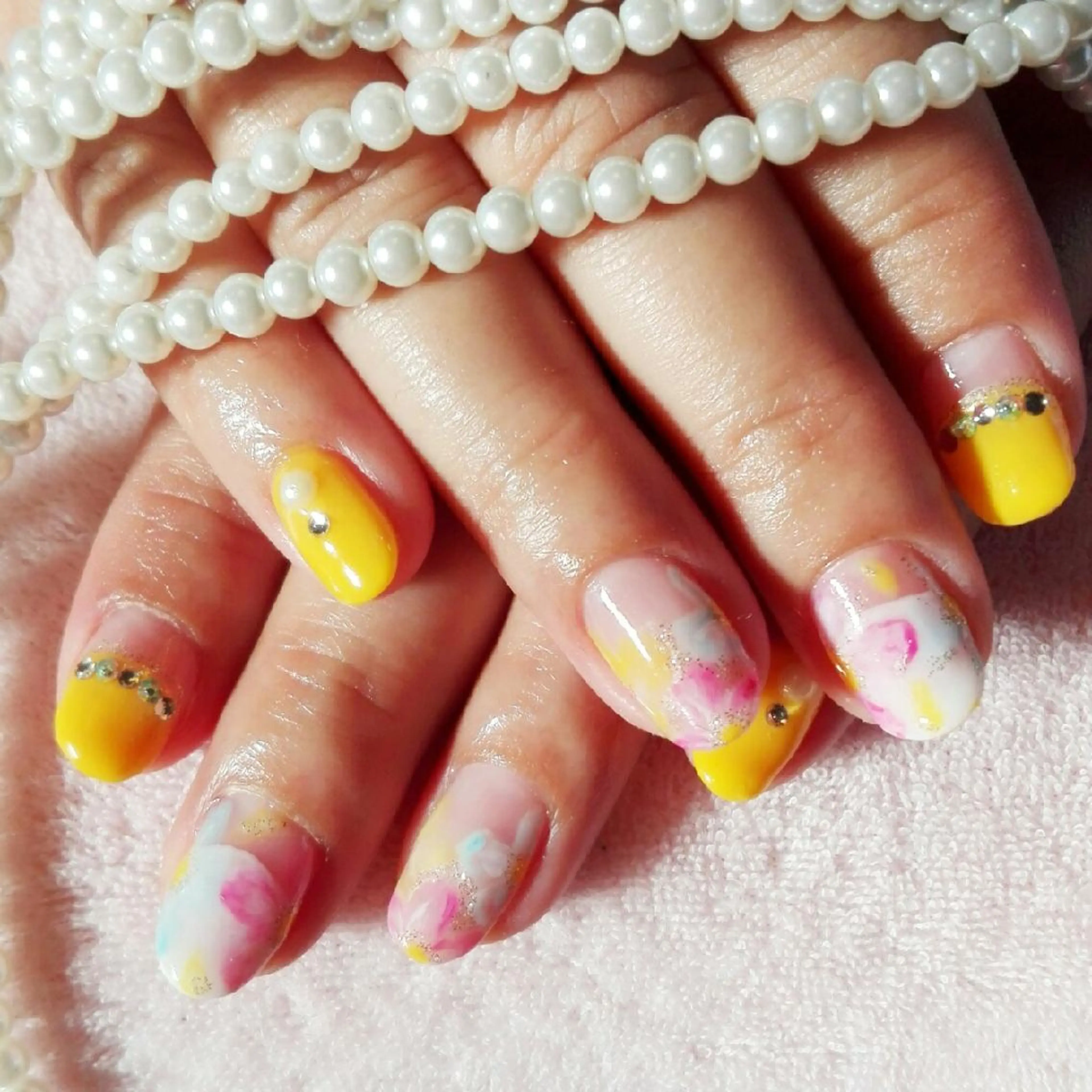 ネイル アートネイル フラワーネイル ジェルネイル MANA MANAのネイルデザイン