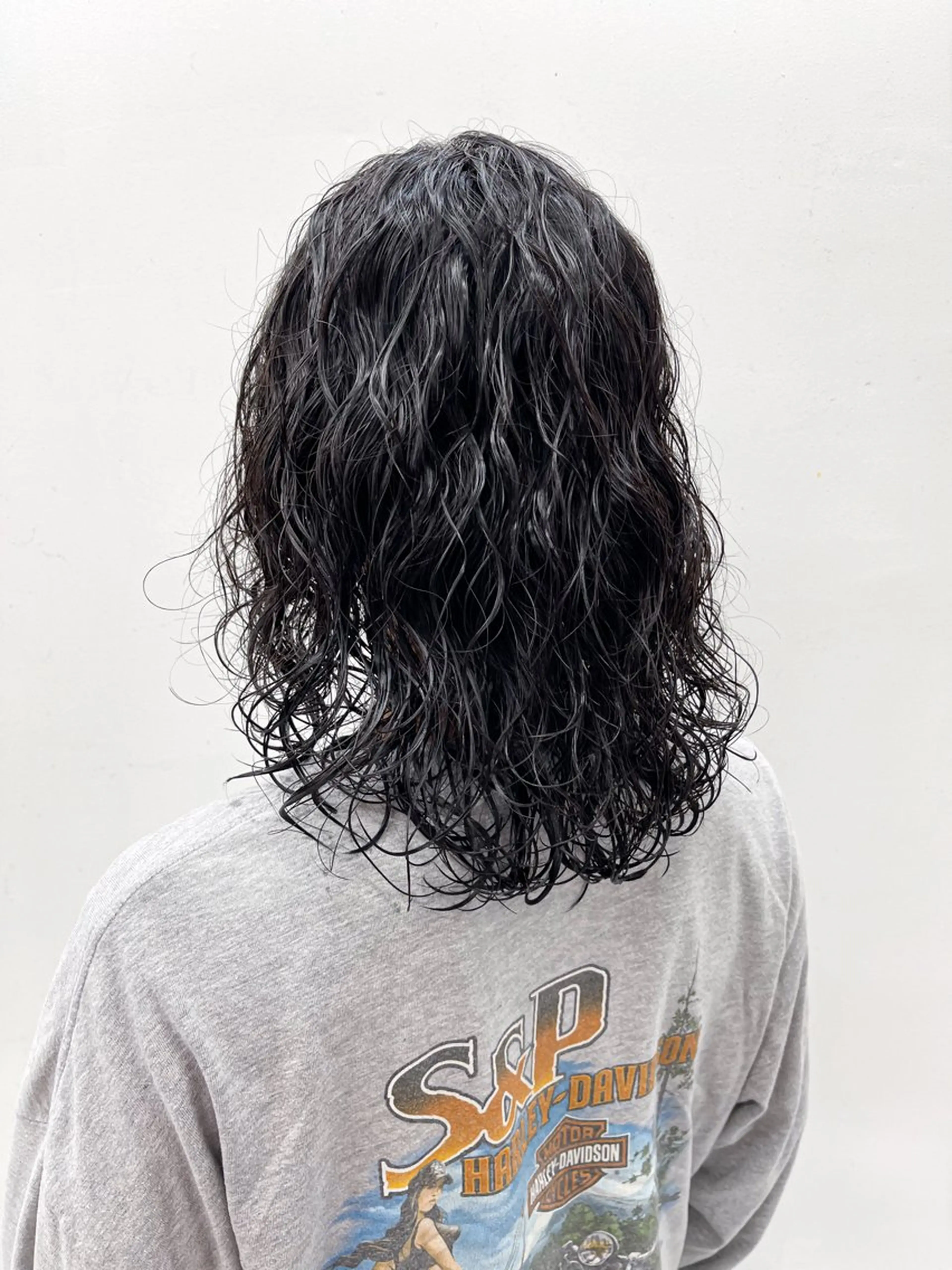 パーマ メンズ カット パーマ 森本裕/オーナー/ スパイラルパーマのヘアスタイル