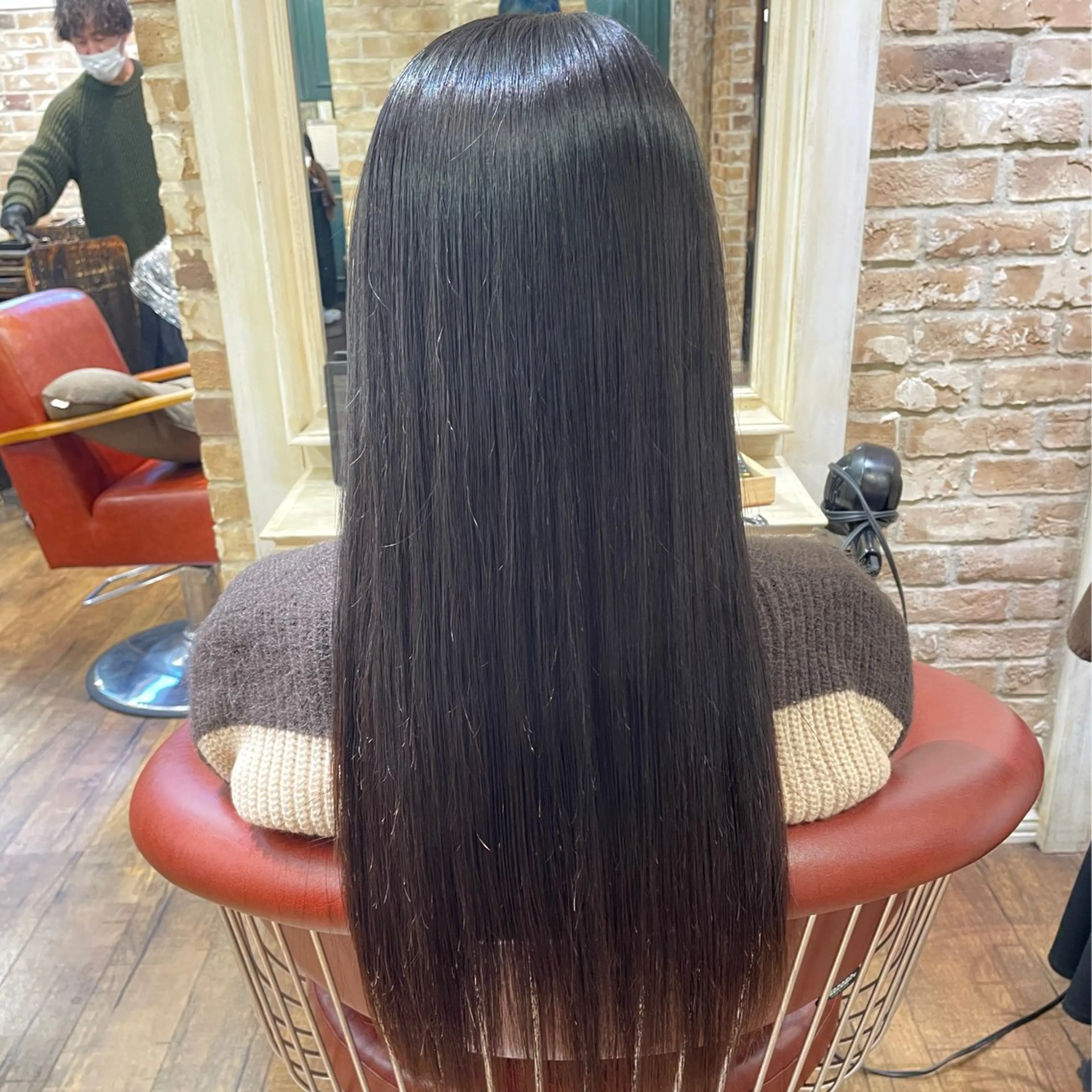 ロング 縮毛矯正 💙かとう なお💙のヘアスタイル