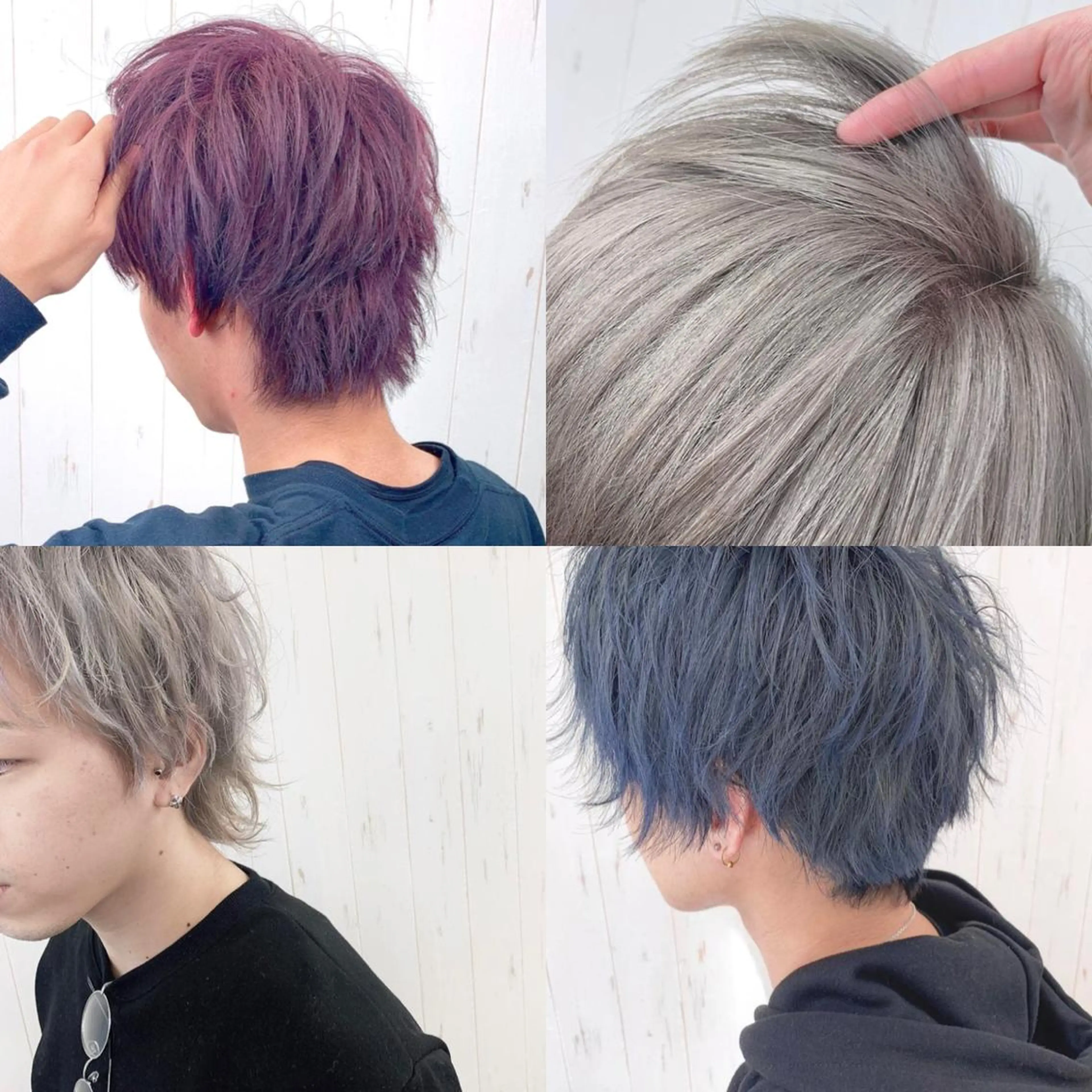 カラー メンズ トリートメント 渋谷:インナーカラー ／🍒エリカ🍒のヘアスタイル