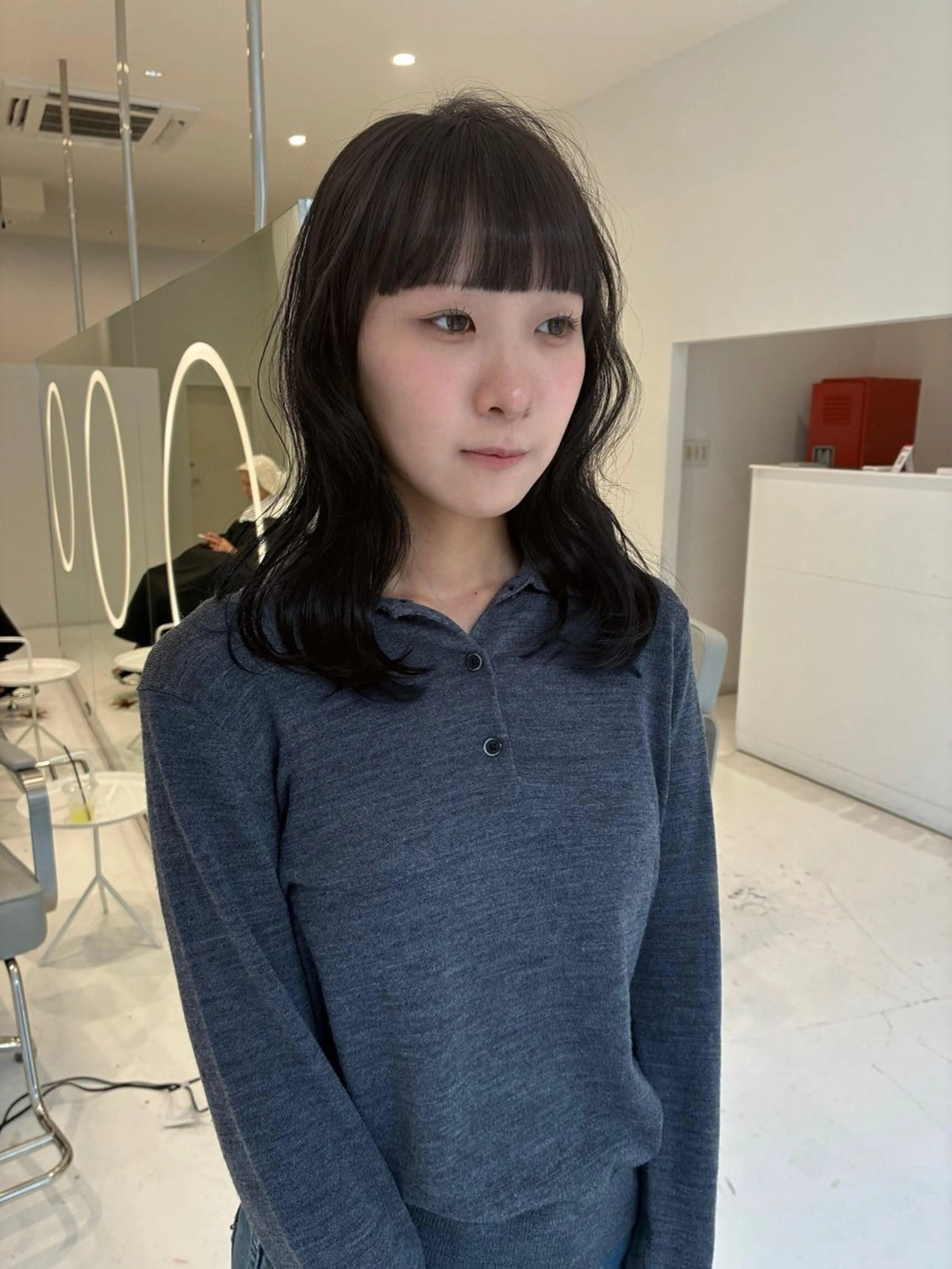 ミディアム カット ヘアカラー Nought所属・cono noughtのヘアスタイル