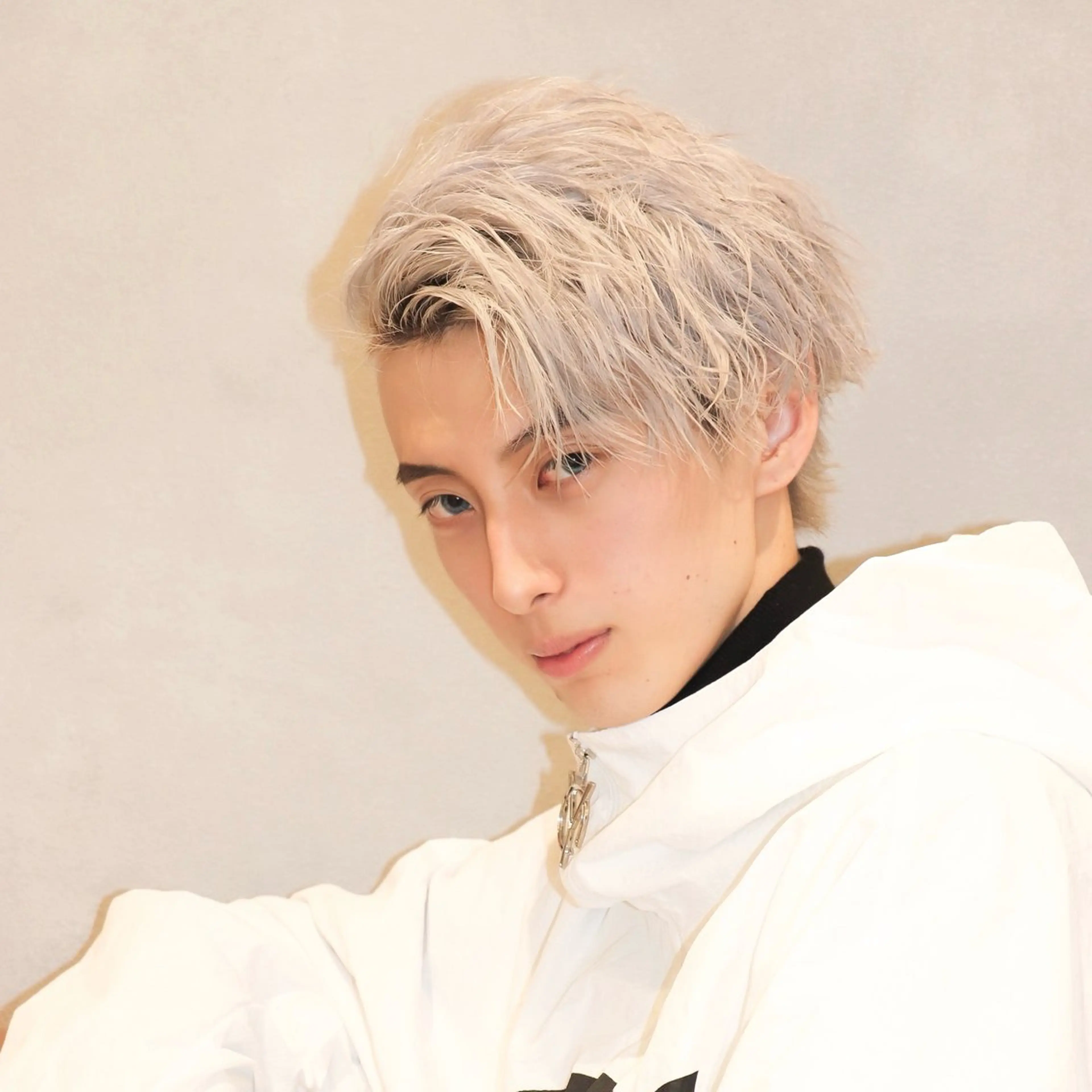 ミディアム カラー パーマ メンズ カット ヘアカラー トリートメント シースルーマッシュ/ メンズ/KYOHEIのヘアスタイル