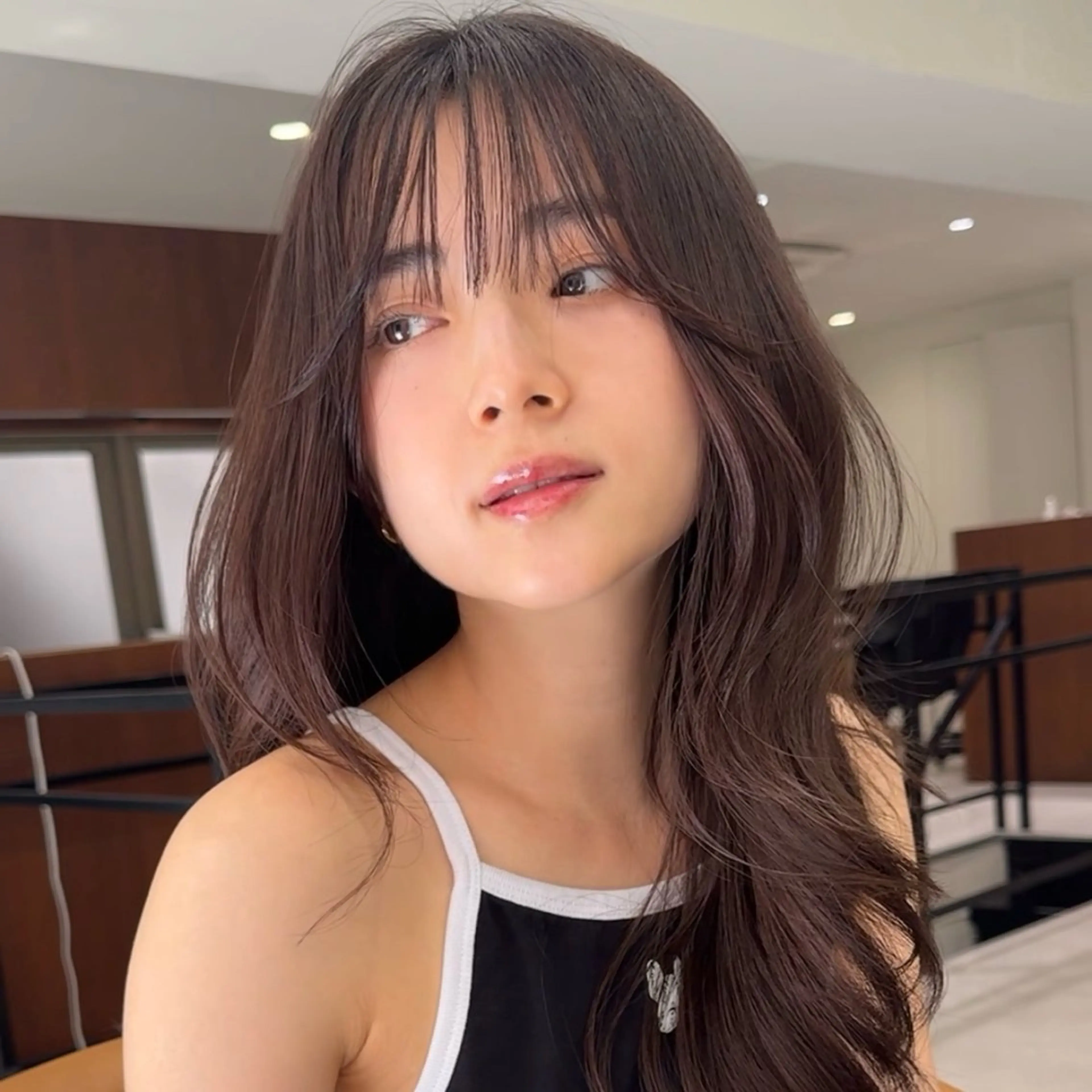 セミロング カラー ヘアアレンジ ヘアカラー ✨レイヤーカット/透 名感カラー特化✨のヘアスタイル