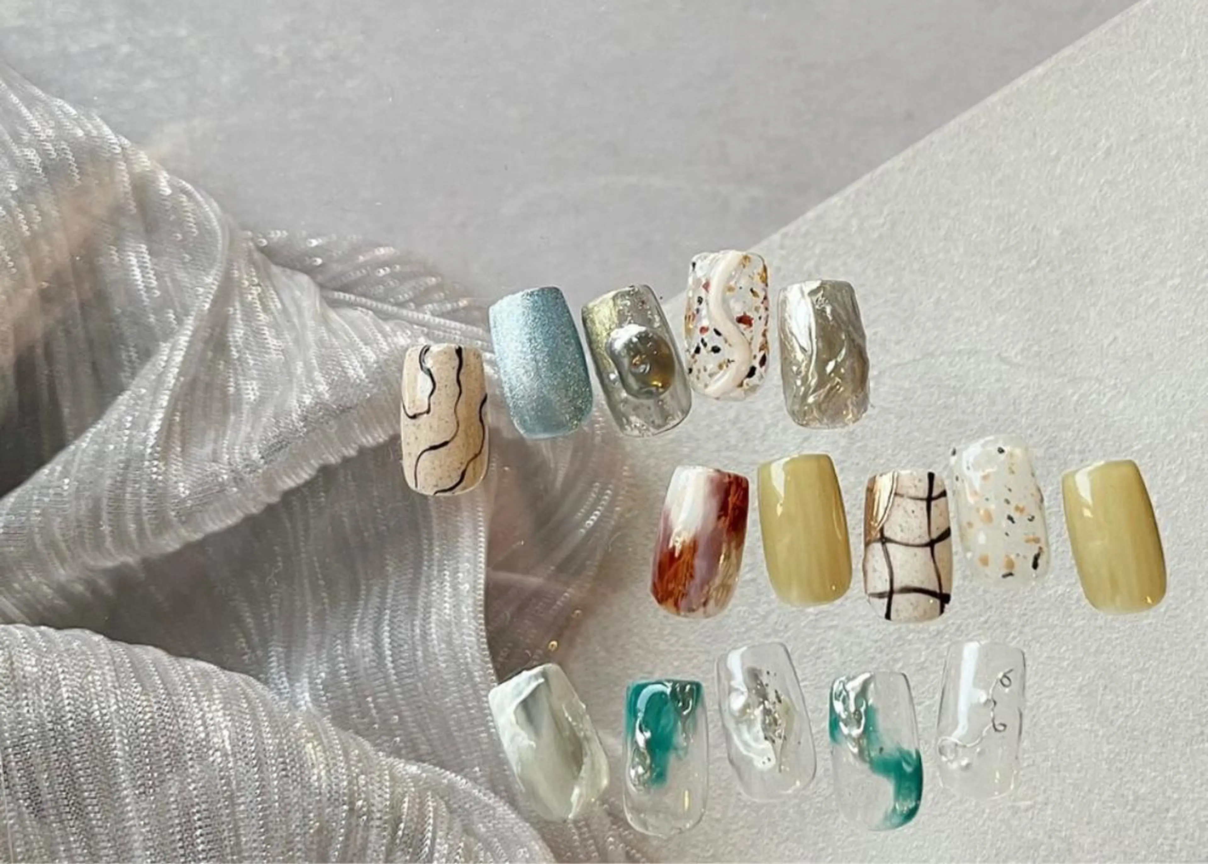 ネイル Gemies所属・Gemies_ RINA🫧のネイルデザイン