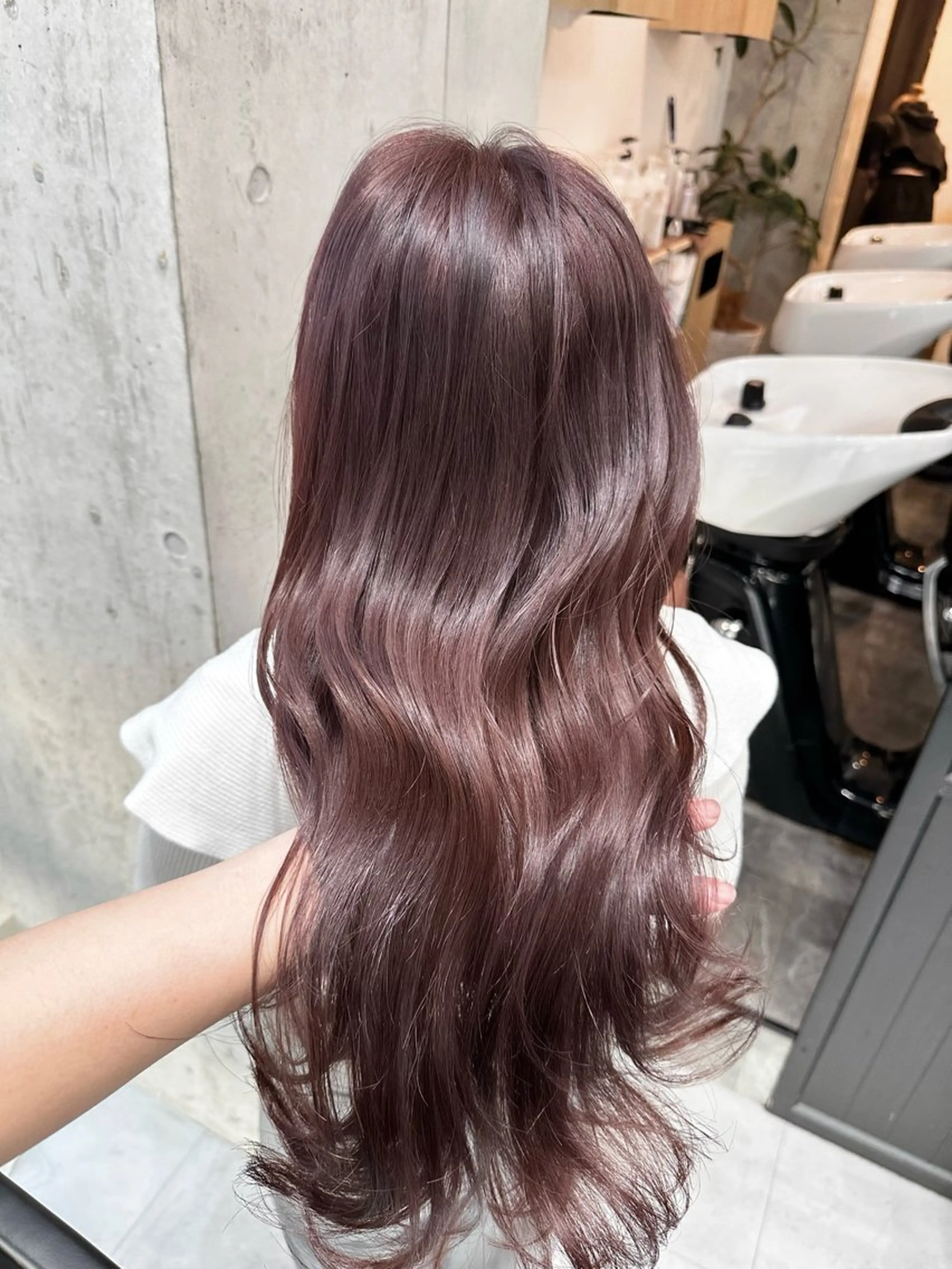 ミディアム カット ヘアカラー トリートメント ✨透明感カラー 恵比寿HAYATO✨のヘアスタイル