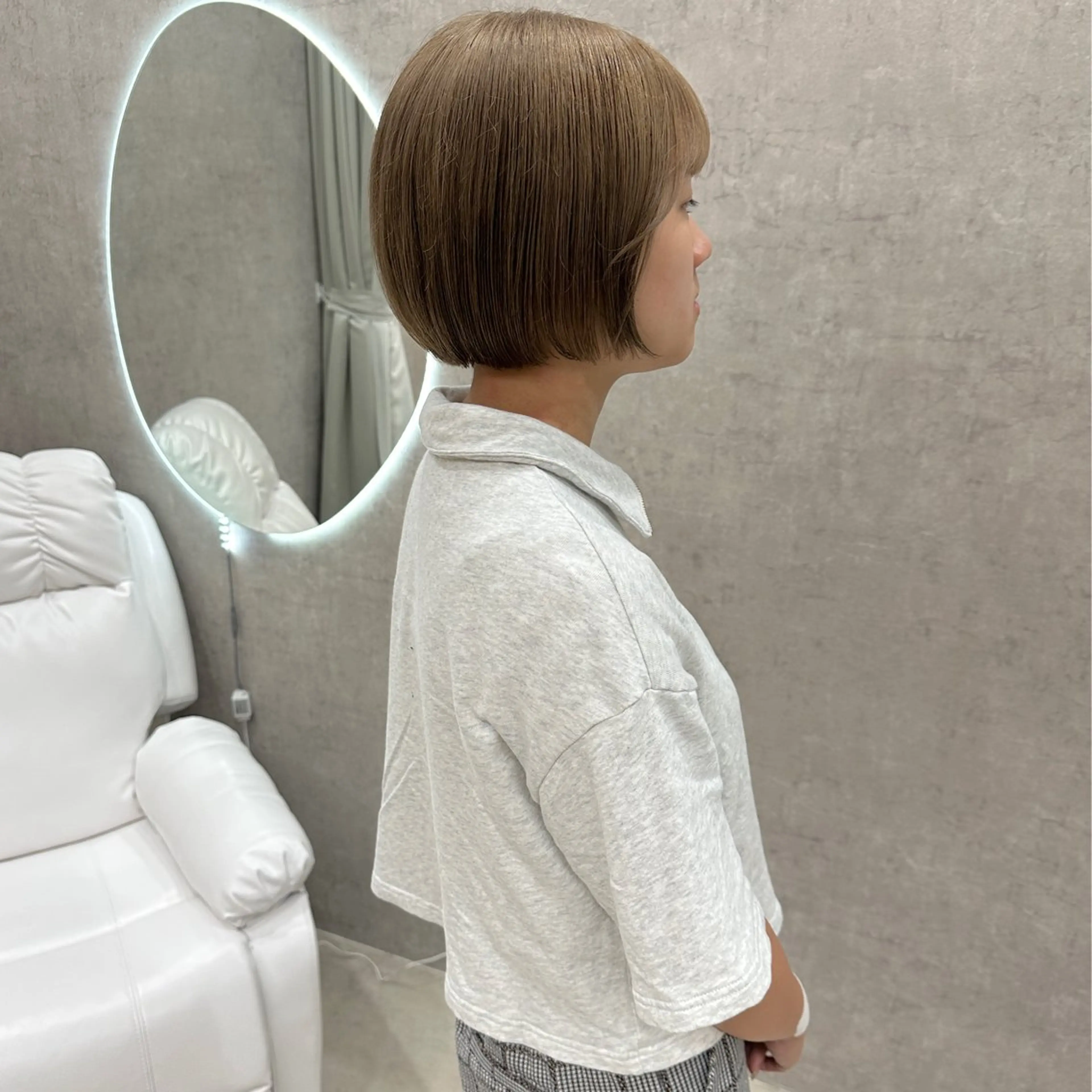 ショート カラー カット ヘアカラー はちすか るかのヘアスタイル