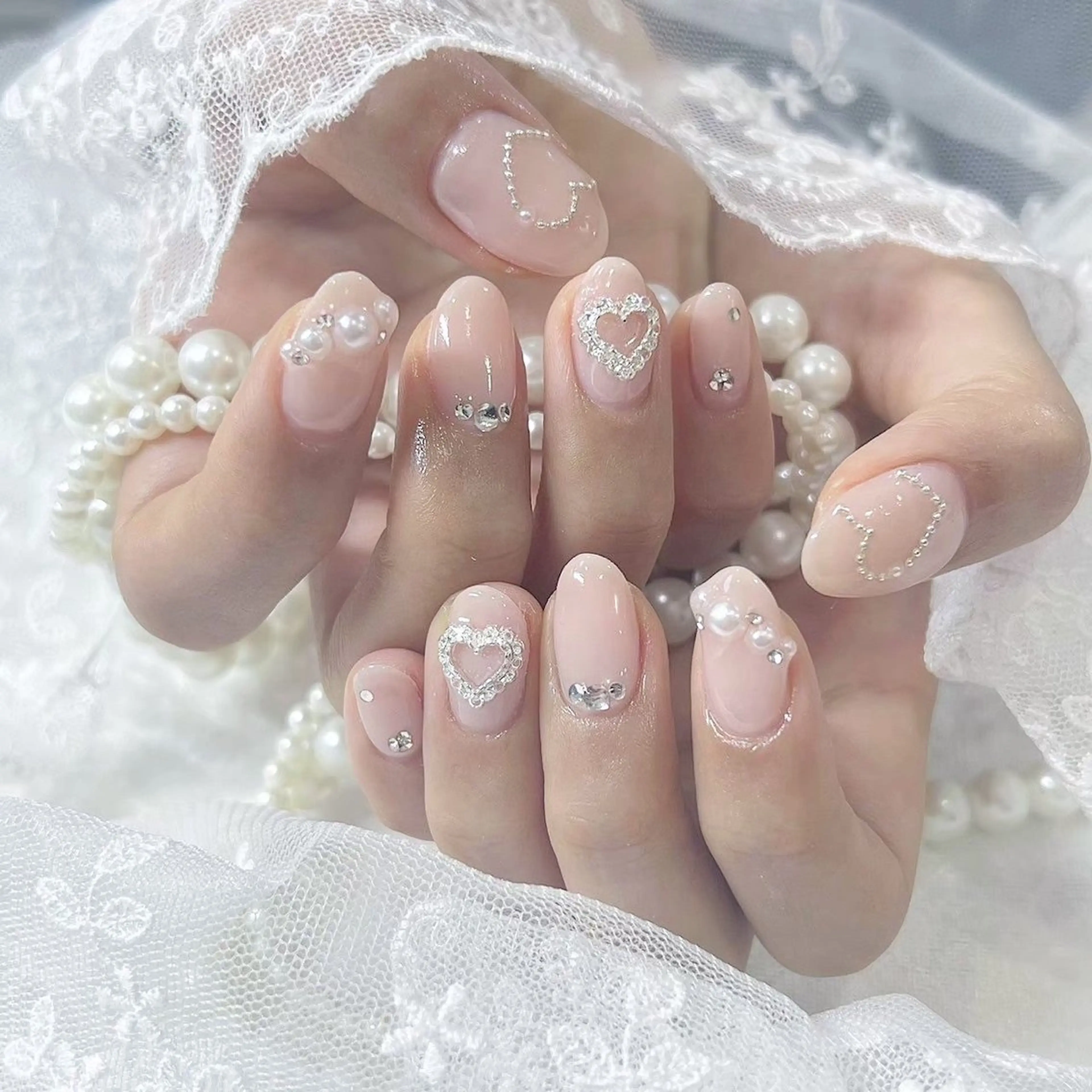 ネイル アートネイル 長さ出し フットネイル 韓国ネイル マグネットネイル ハンドネイル Kanako 💫のネイルデザイン