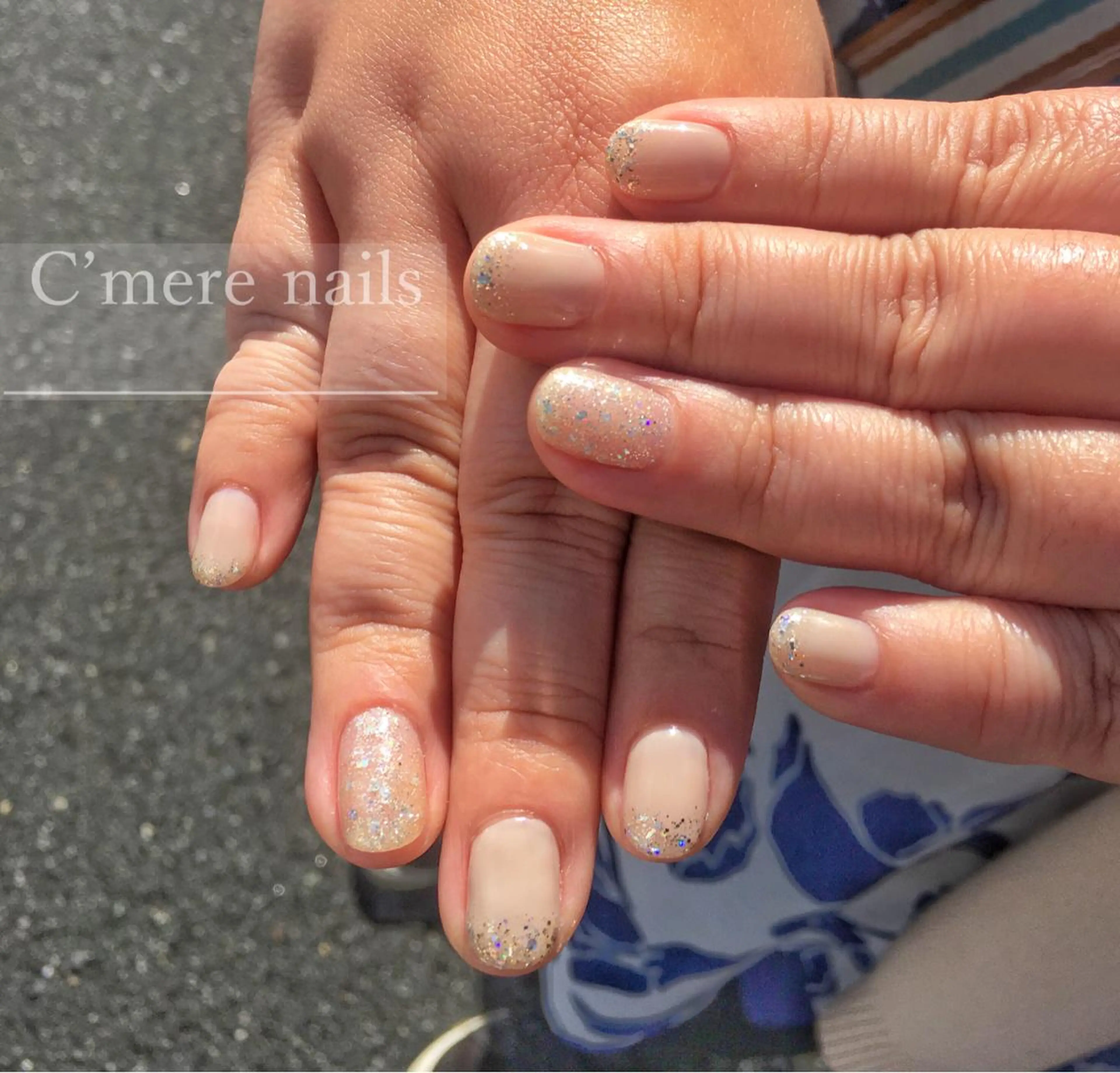 ネイル キラキラネイル ハンドネイル C'mere nailsのネイルデザイン