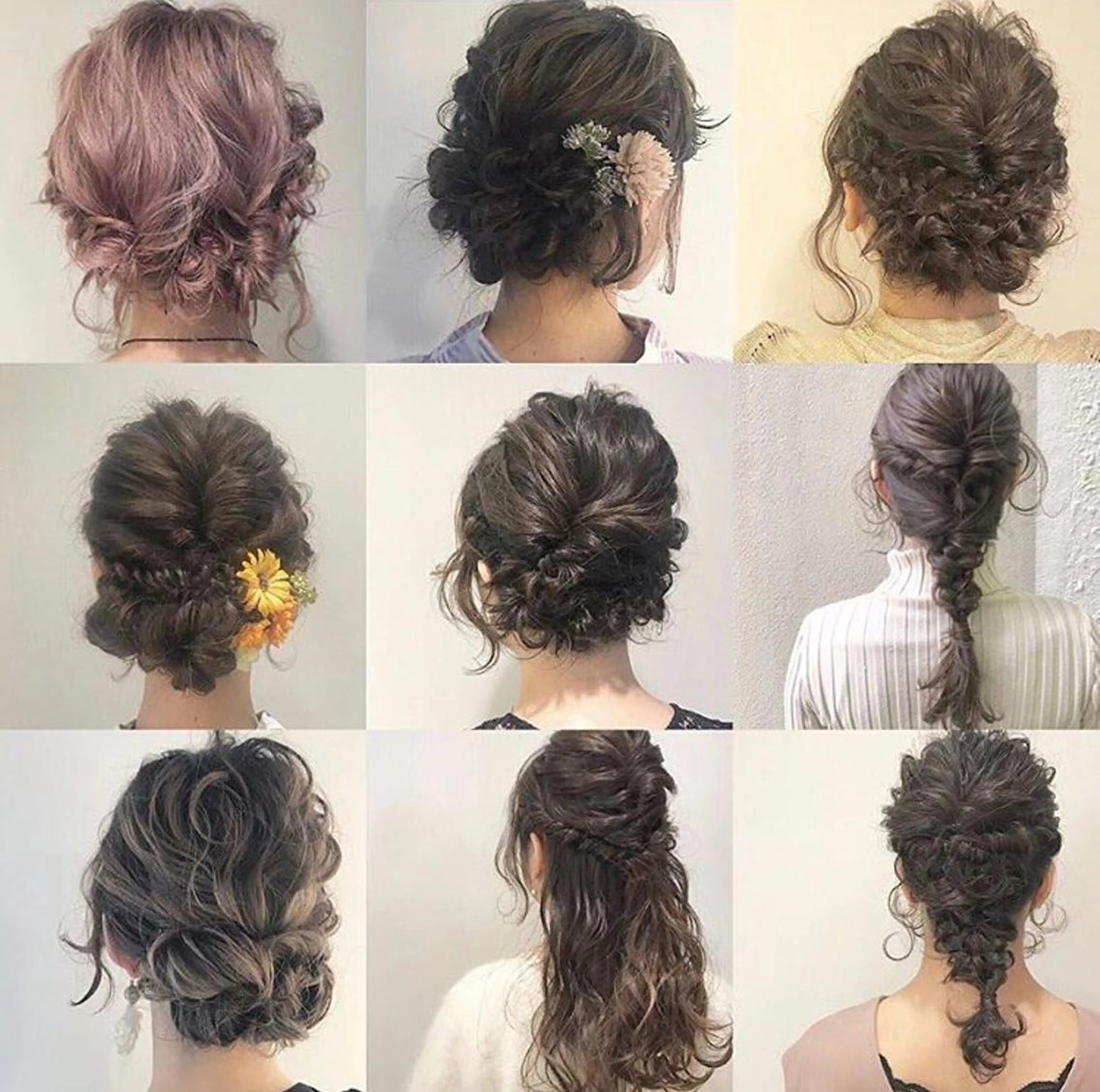 セミロング 伊 杏のヘアスタイル