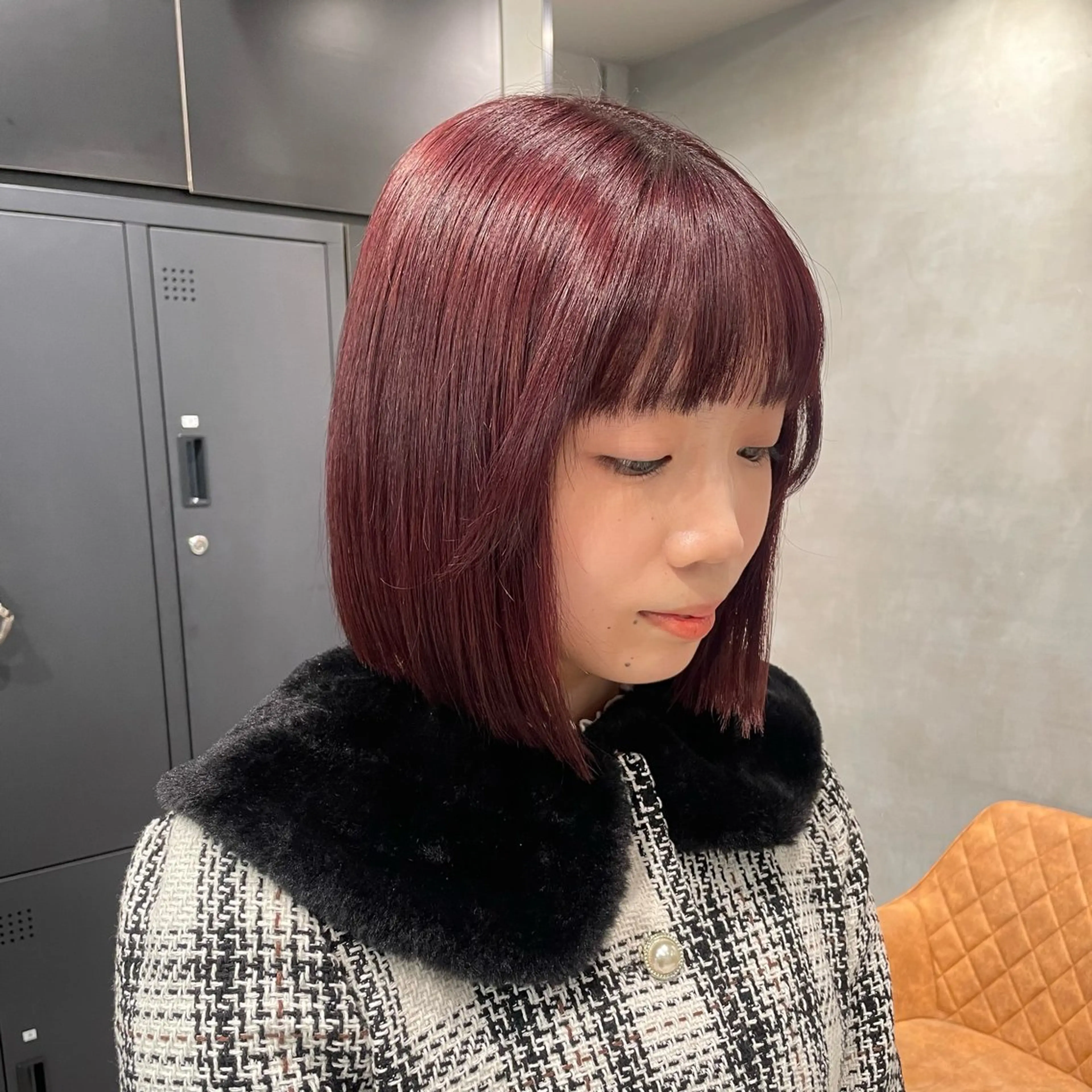 ショート カラー カット ヘアカラー ヘッドスパ ヘアセット 暖色カラー ❤️‍🔥REIRIのヘアスタイル