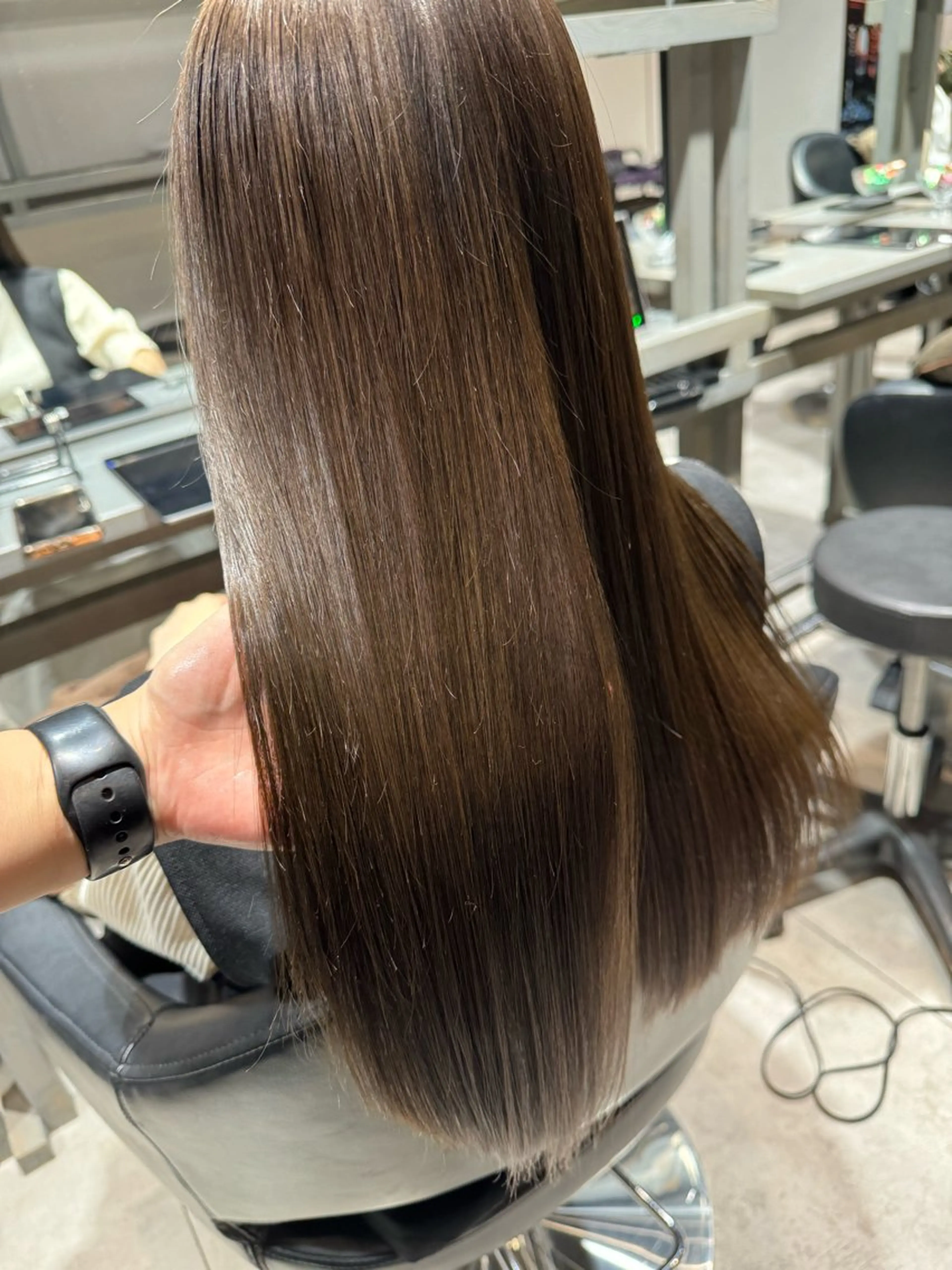 ロング カラー 髪質改善 トリートメント Dxxxx III所属・オシャレ女性目線の 大人メンズ❁⃘*.ﾟのヘアスタイル