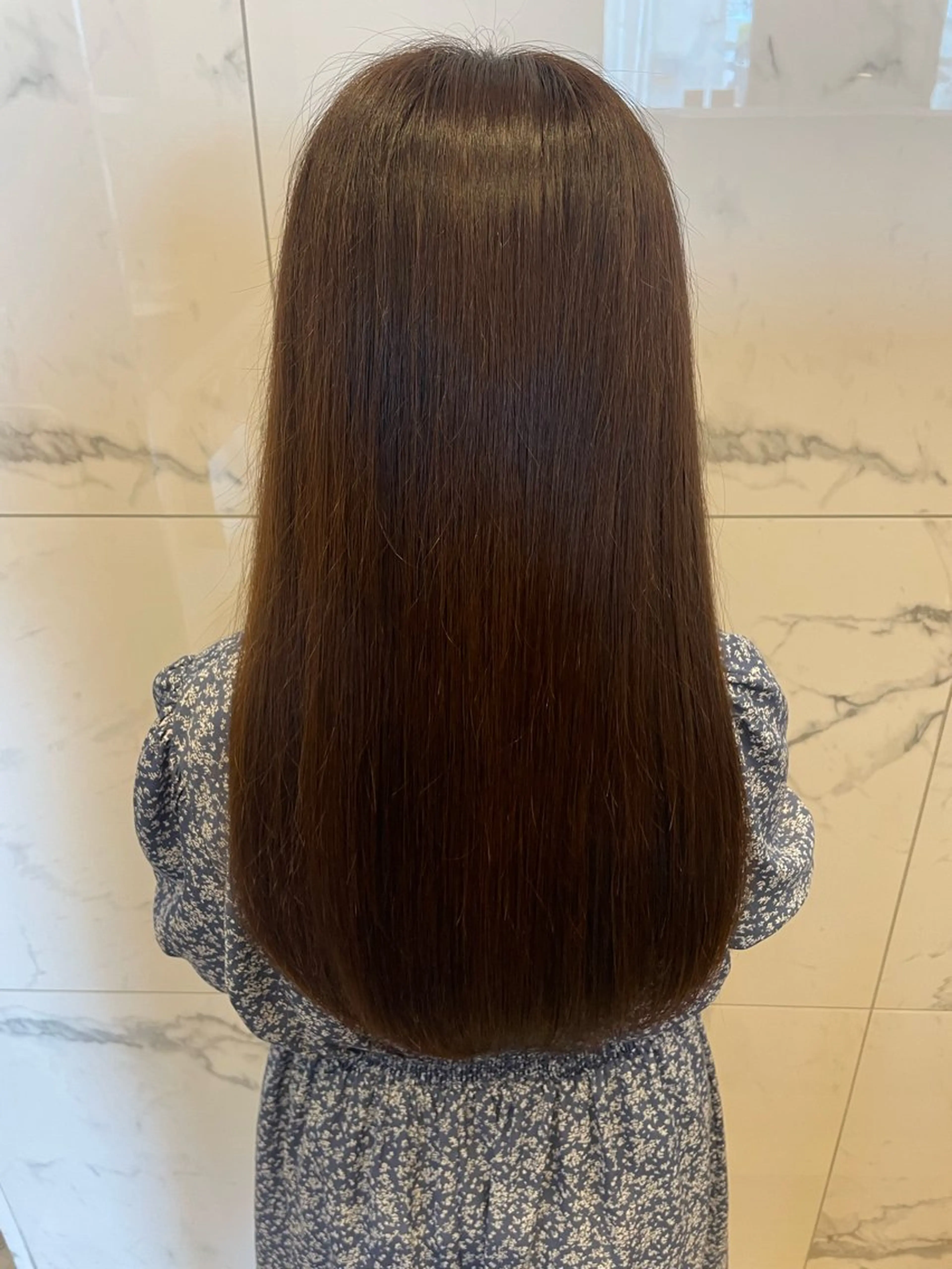 ロング 髪質改善 トリートメント 岡村 真子のヘアスタイル