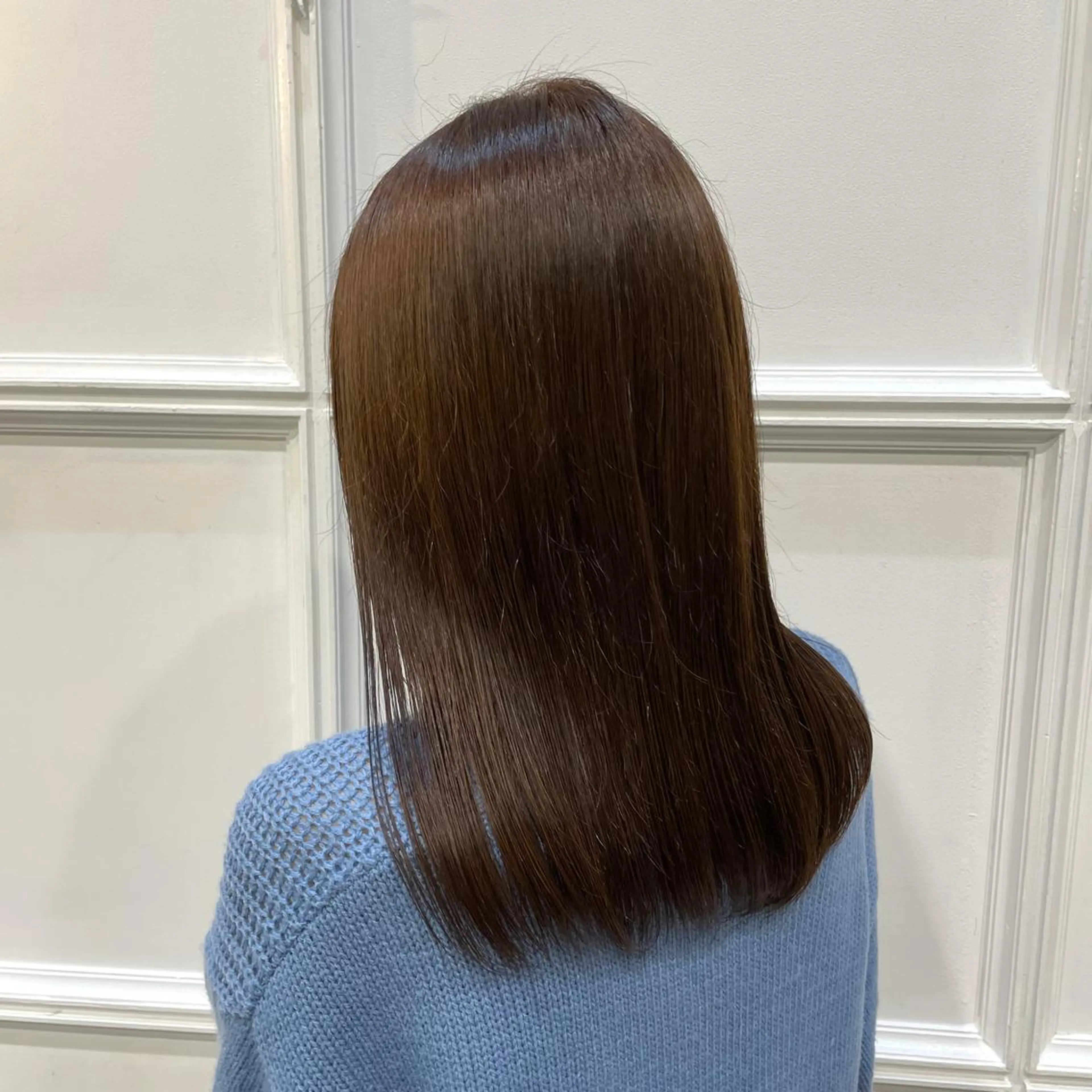 セミロング カラー ヘアアレンジ レイヤー/ 透明感カラー/マドカのヘアスタイル