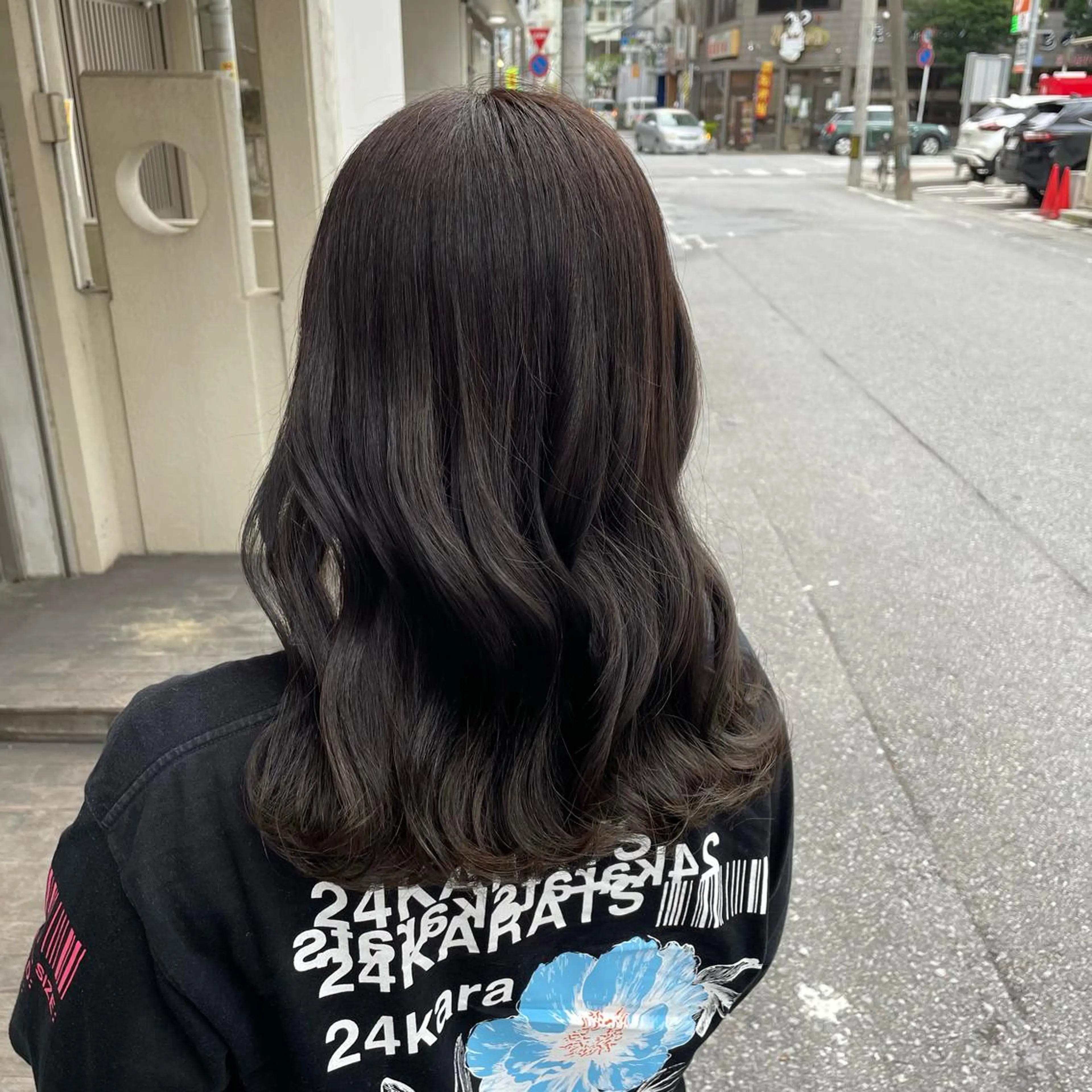 セミロング カラー ヘアカラー miloc那覇 MIKUのヘアスタイル